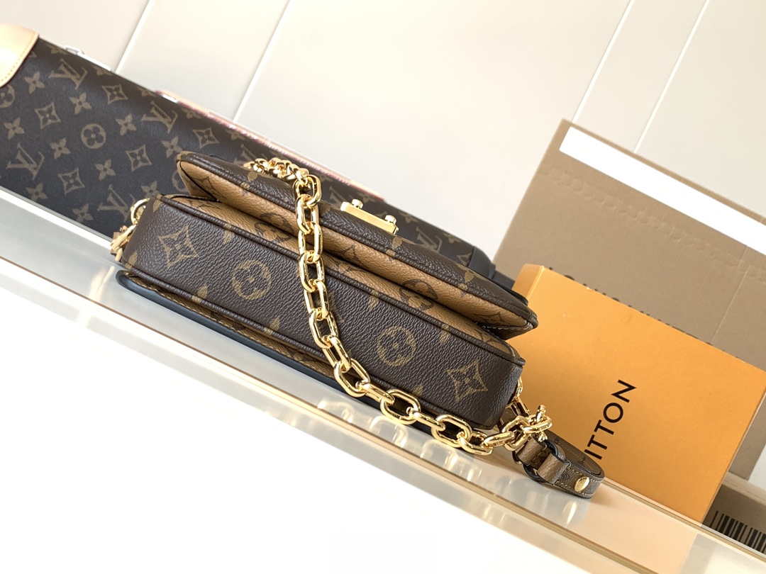 Louis Vuitton Pochette Metis East West Monogram Shoulder Bag - Image 4