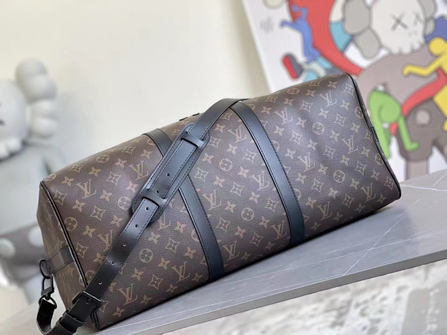 Louis Vuitton Keepall Bandouliere 50 Embroidered Travel Bag - Image 4