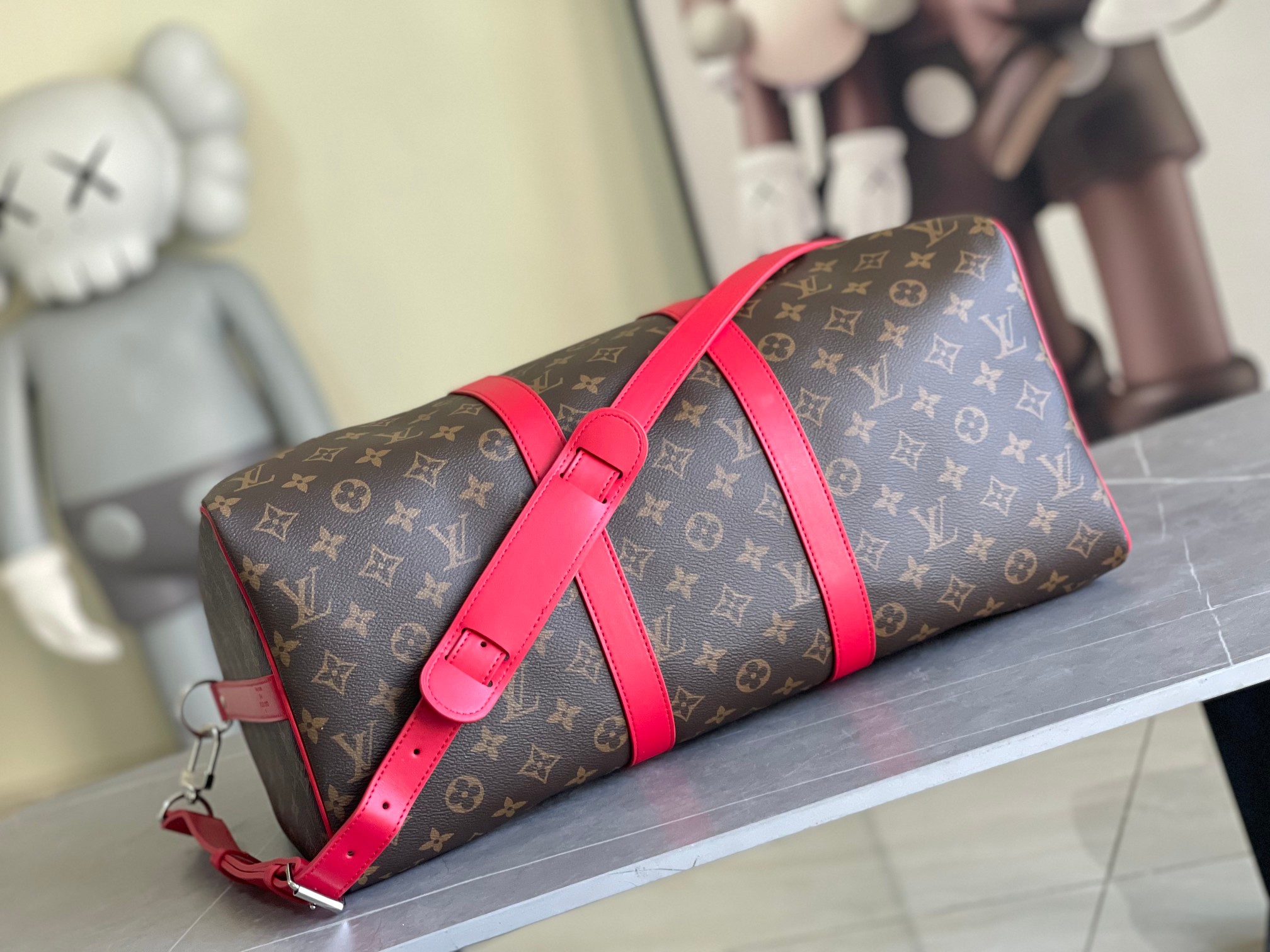 Louis Vuitton Keepall Bandouliere 45 Travel Bag - Image 4