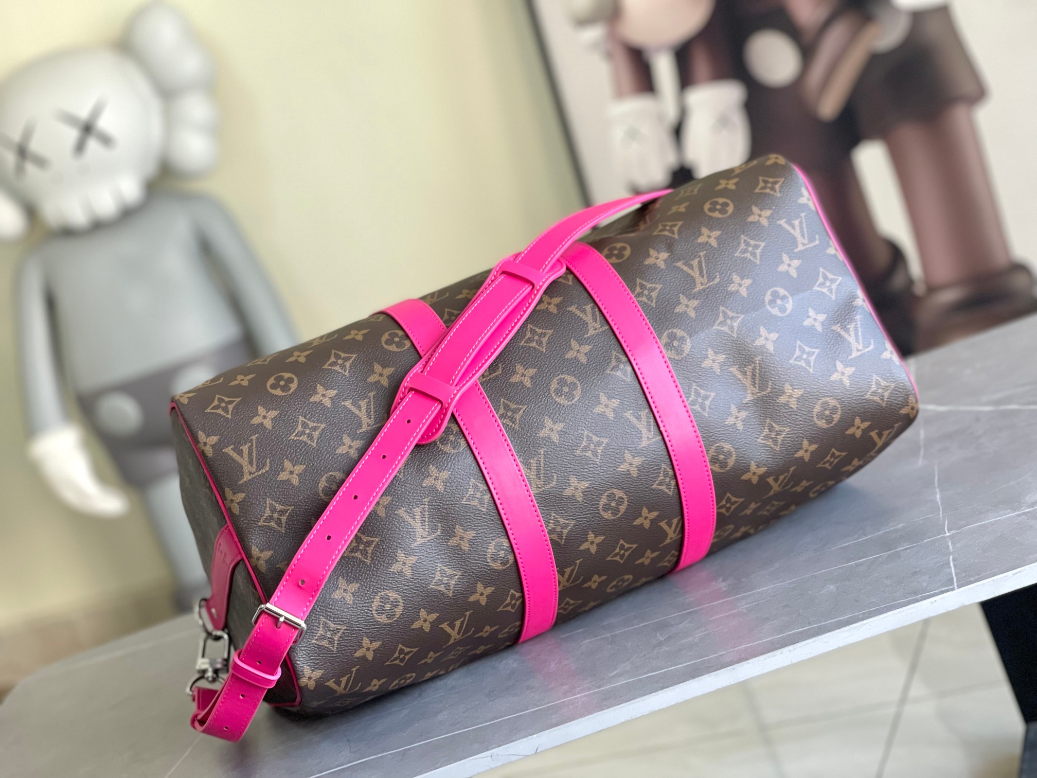 Louis Vuitton Keepall Bandouliere 45 Travel Bag - Image 4