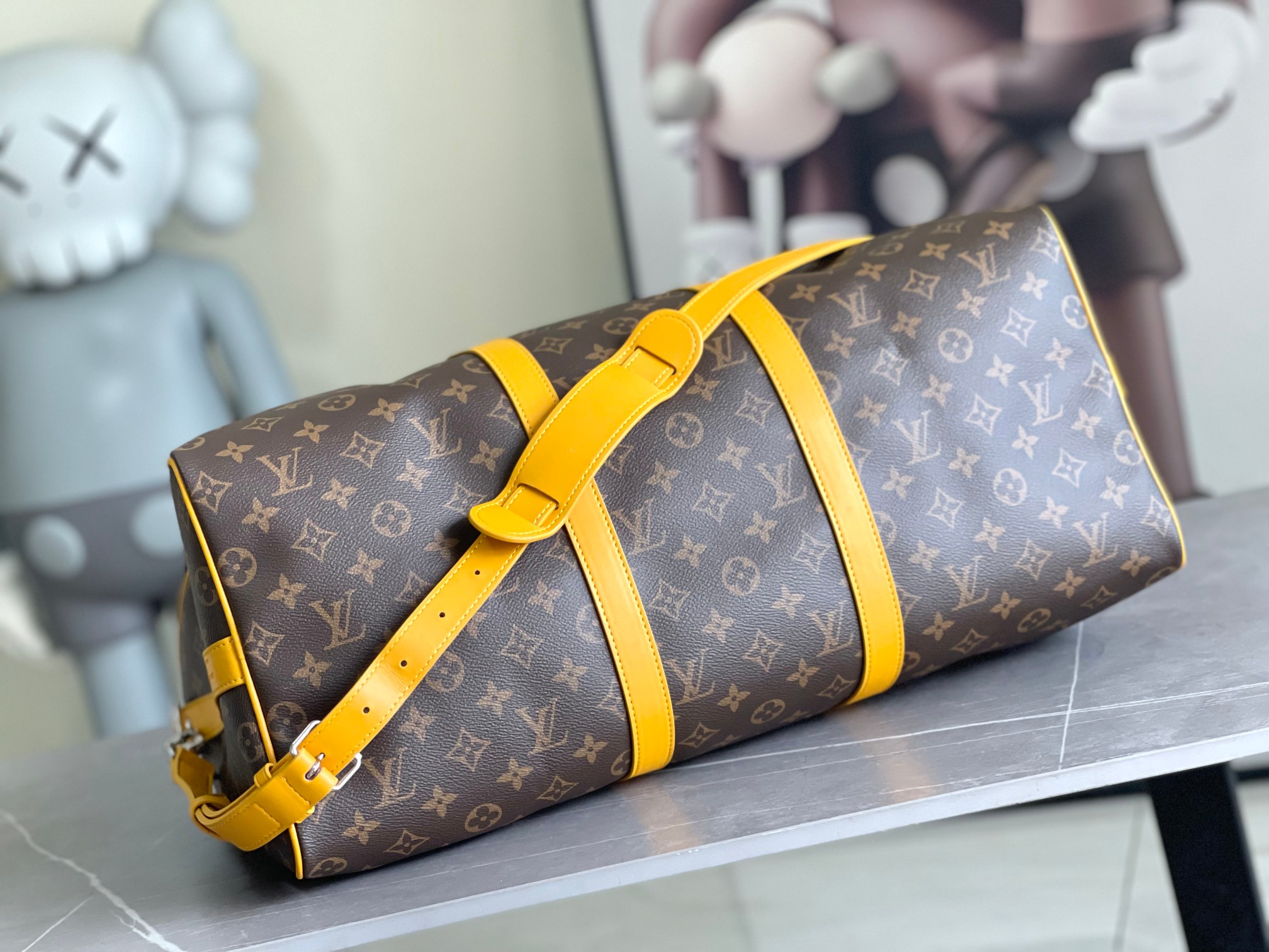 Louis Vuitton Keepall Bandouliere 50 Travel Bag - Image 4
