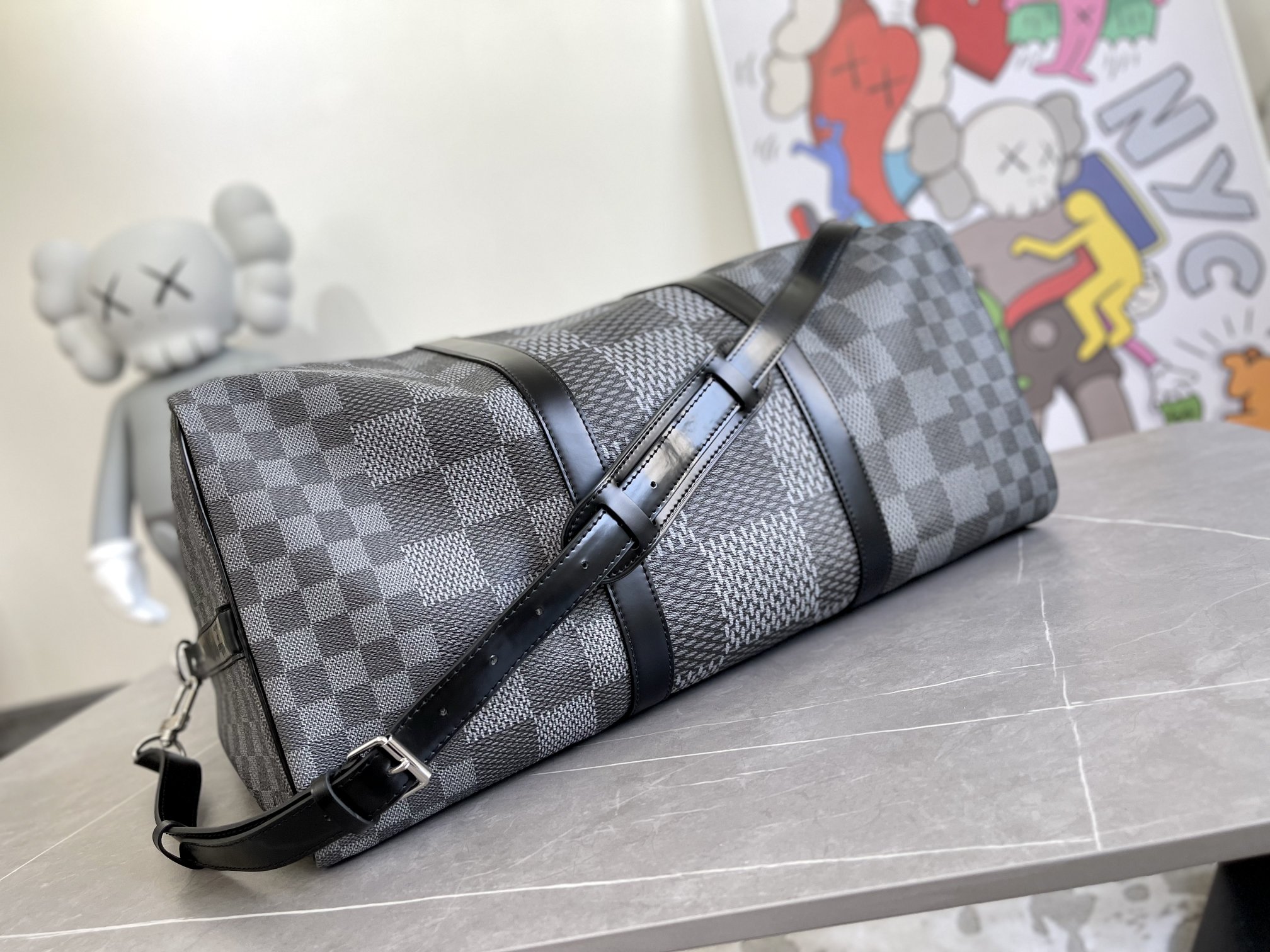 Louis Vuitton Keepall Bandouliere 50 Travel Bag - Image 4
