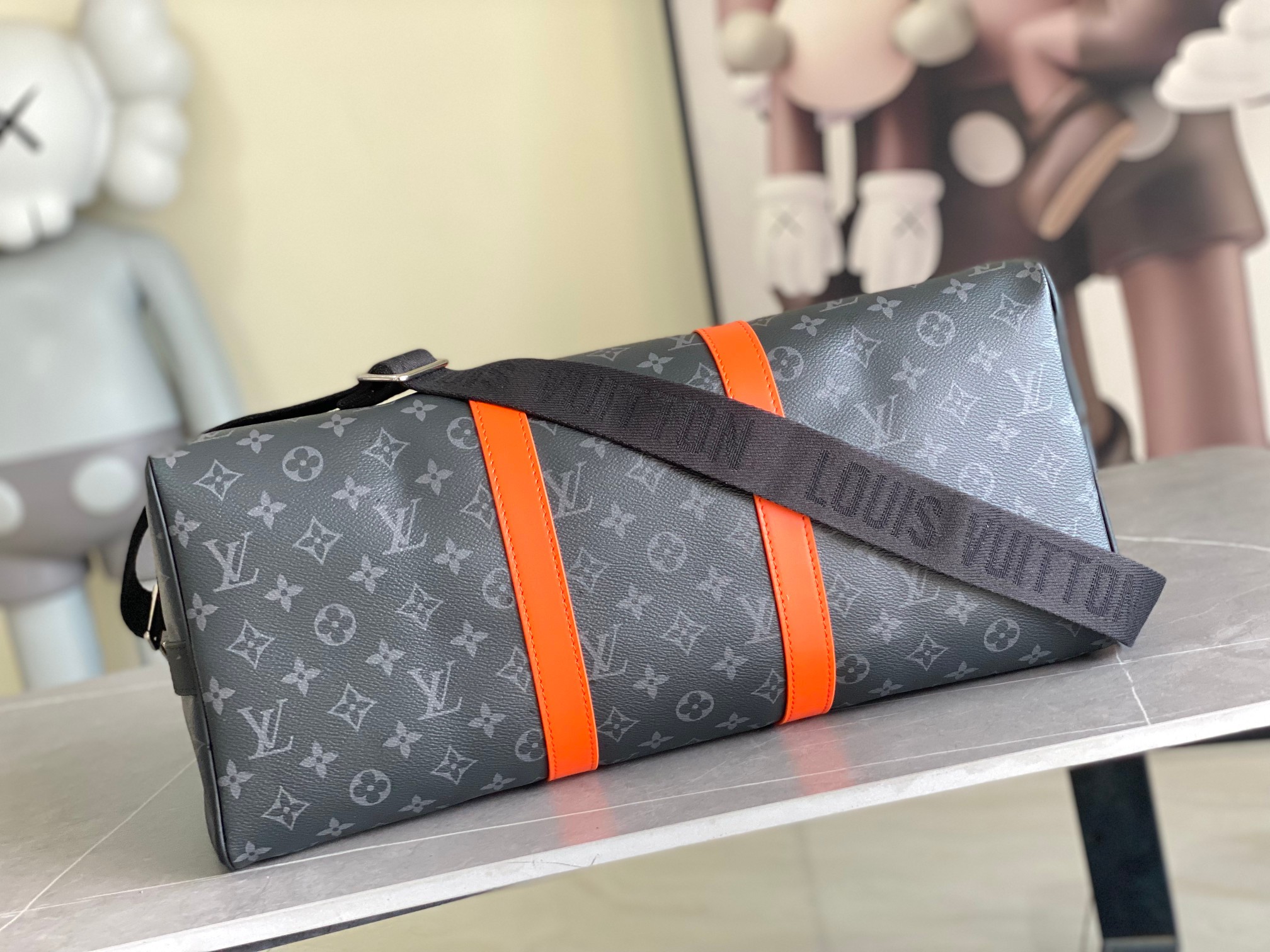 Louis Vuitton Keepall Bandouliere 45 Travel Bag - Image 4