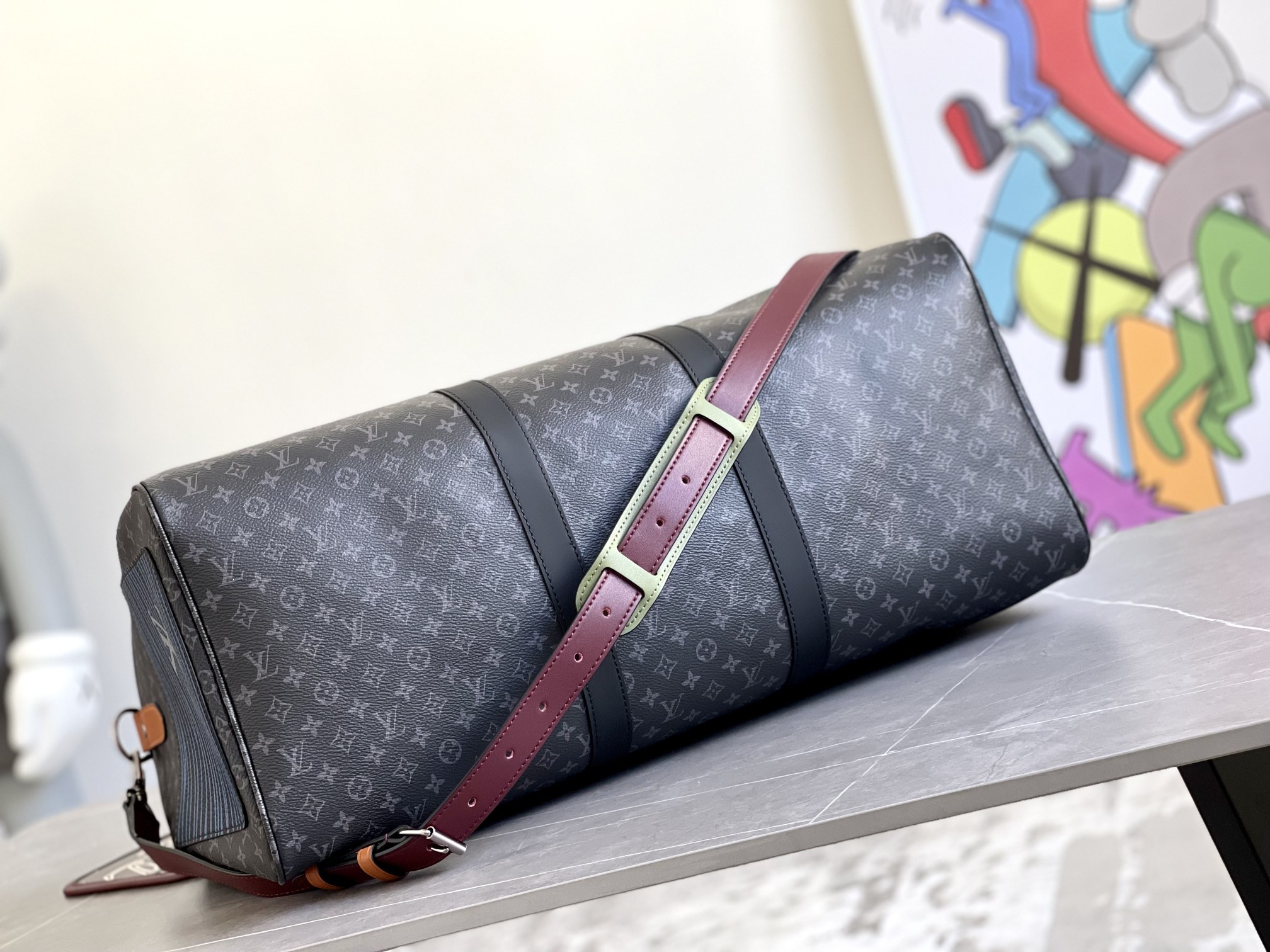 Keepall Bandouliere Patchwork Travel Bag - Image 4