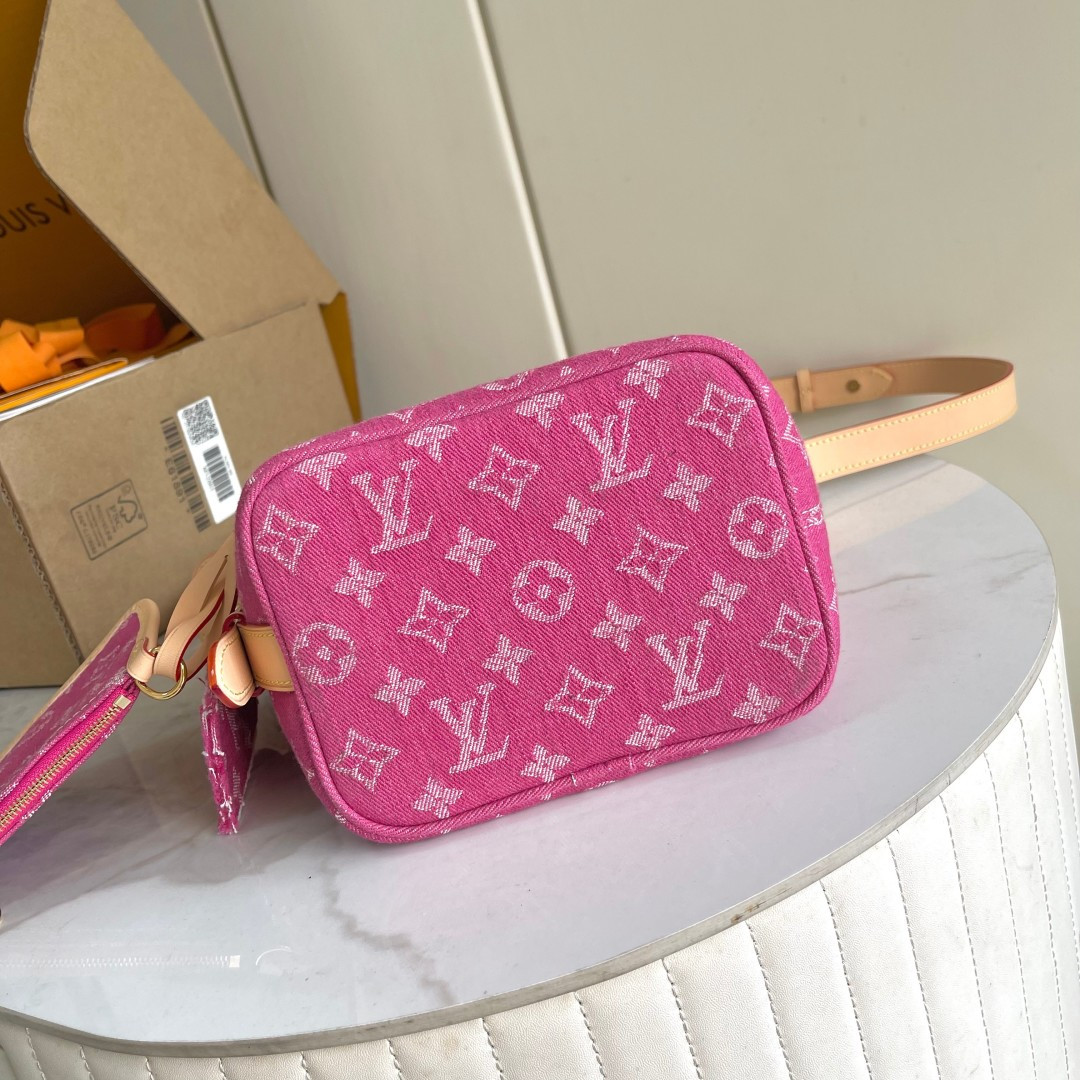 Louis Vuitton All In BB Denim Bucket Bag - Image 4