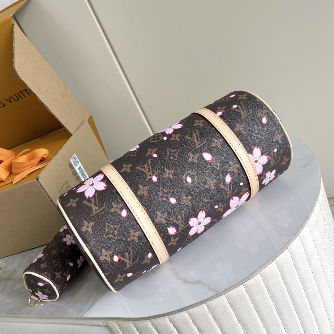Louis Vuitton x Takashi Murakami Papillon Cherry Blossom Bag - Image 4