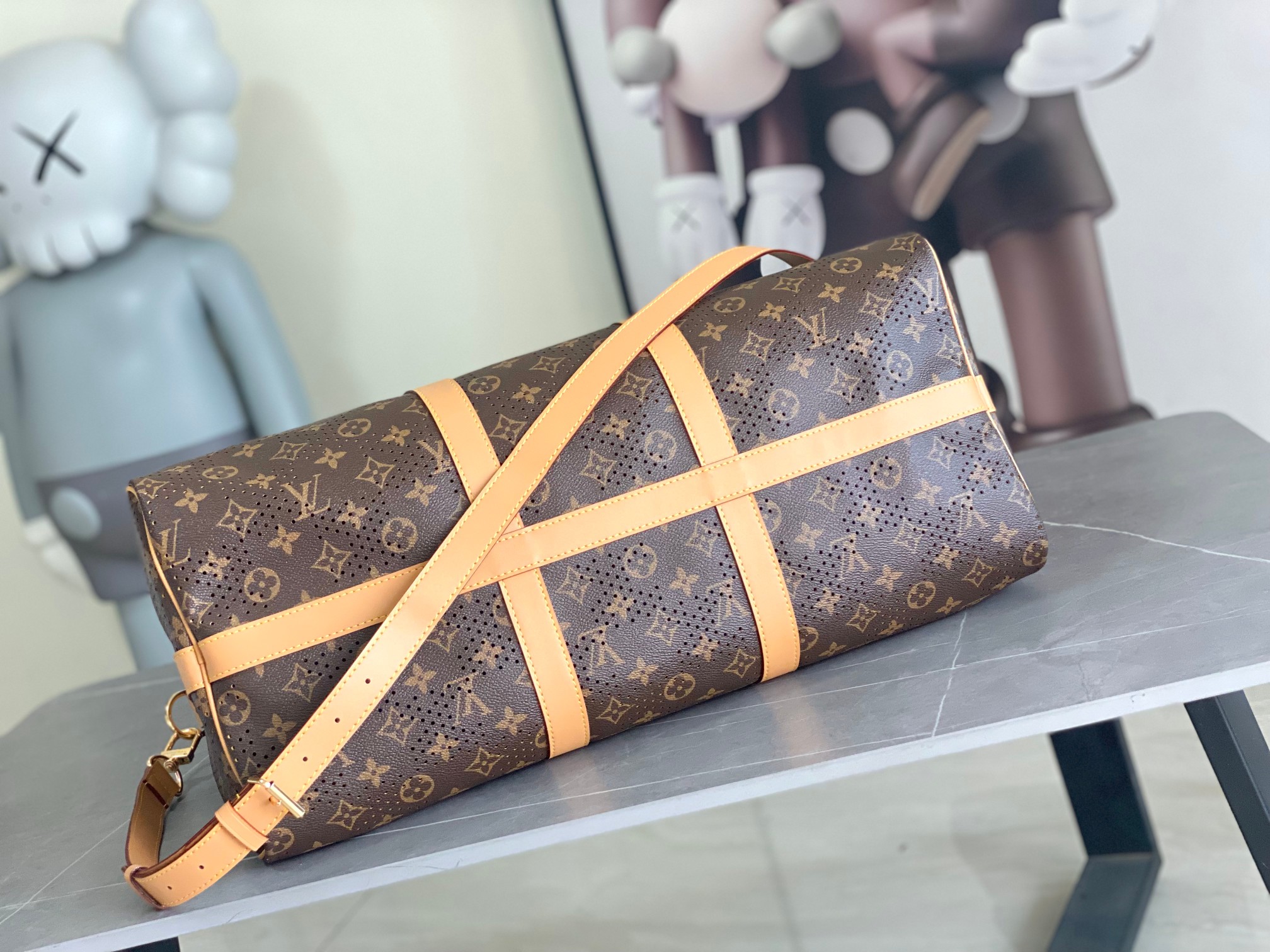 Louis Vuitton Keepall Bandouliere 50 Travel Bag M29163 - Image 4