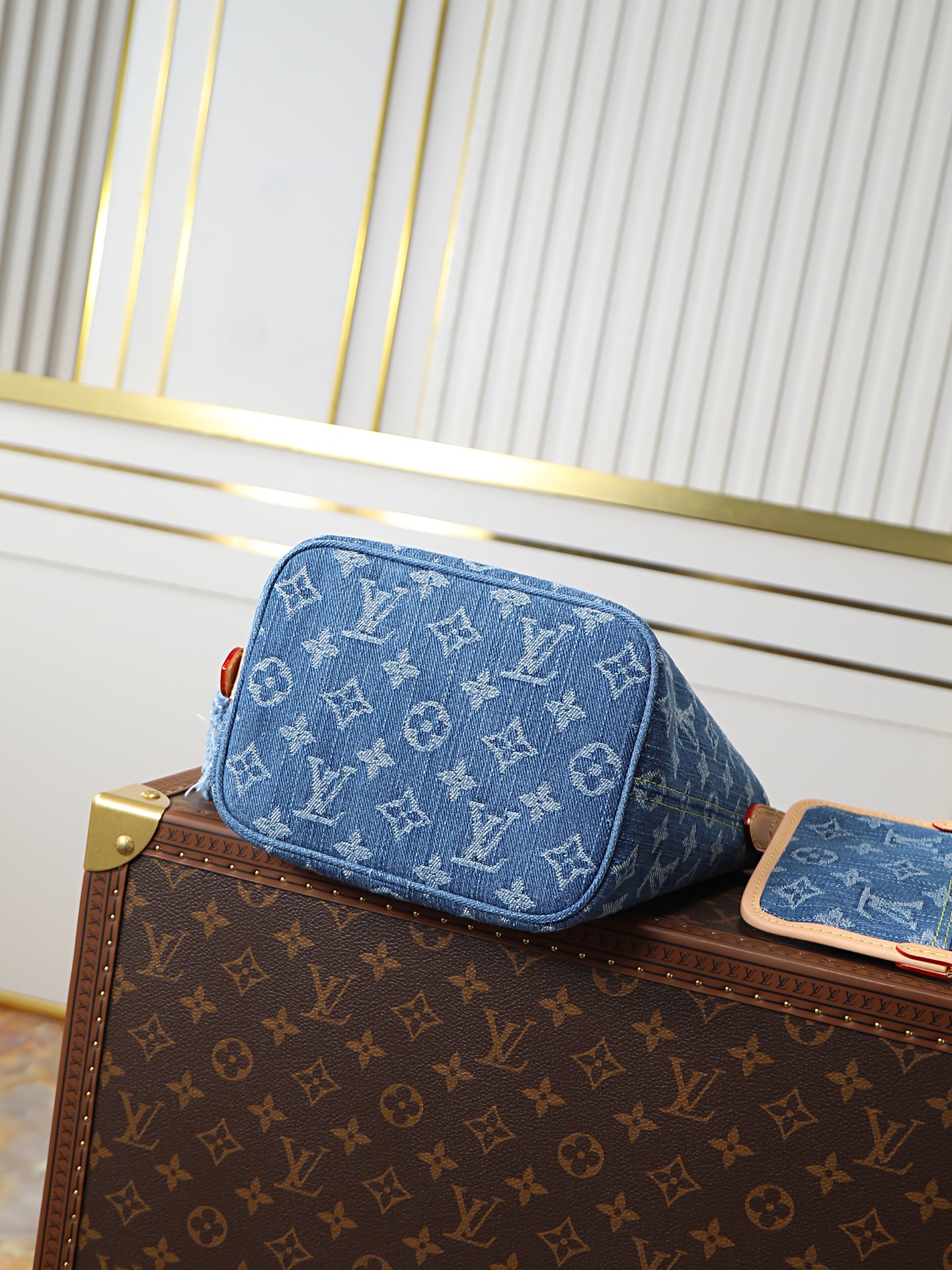 Louis Vuitton All In BB Denim Bucket Bag M28107 - Image 4