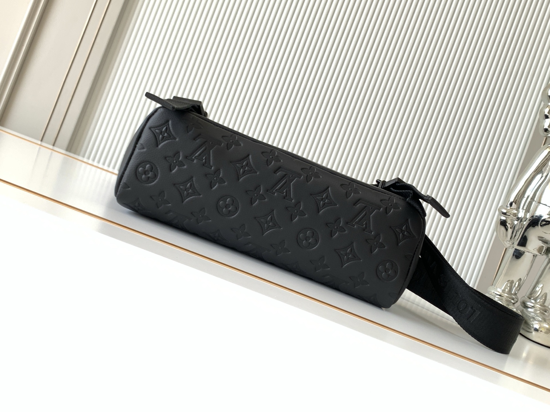 Louis Vuitton Voyager Small Messenger Bag in Monogram Shadow Cowhide Leather - Image 4