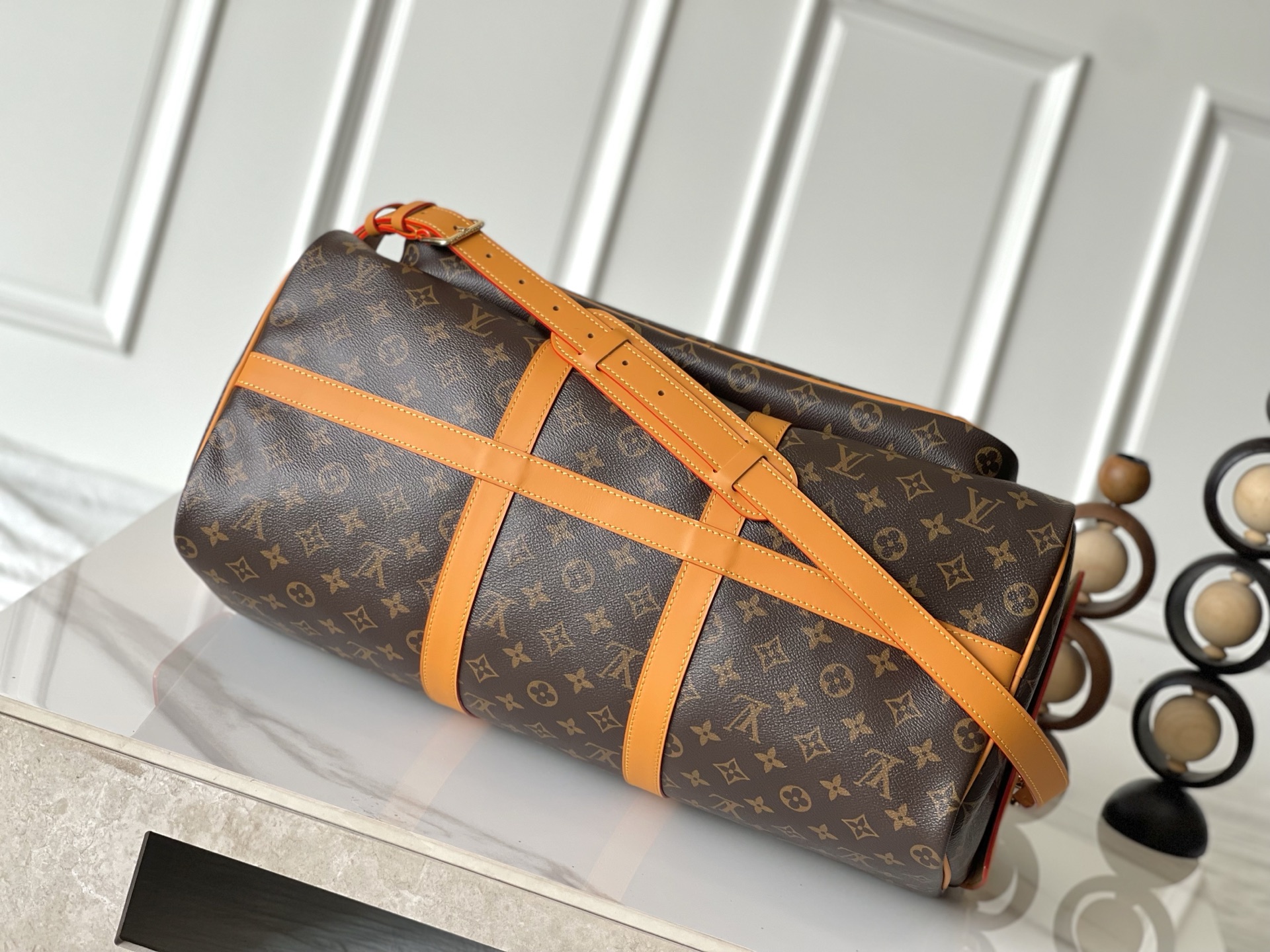 Louis Vuitton Keepall Bandoulière 50 Travel Bag - Image 4