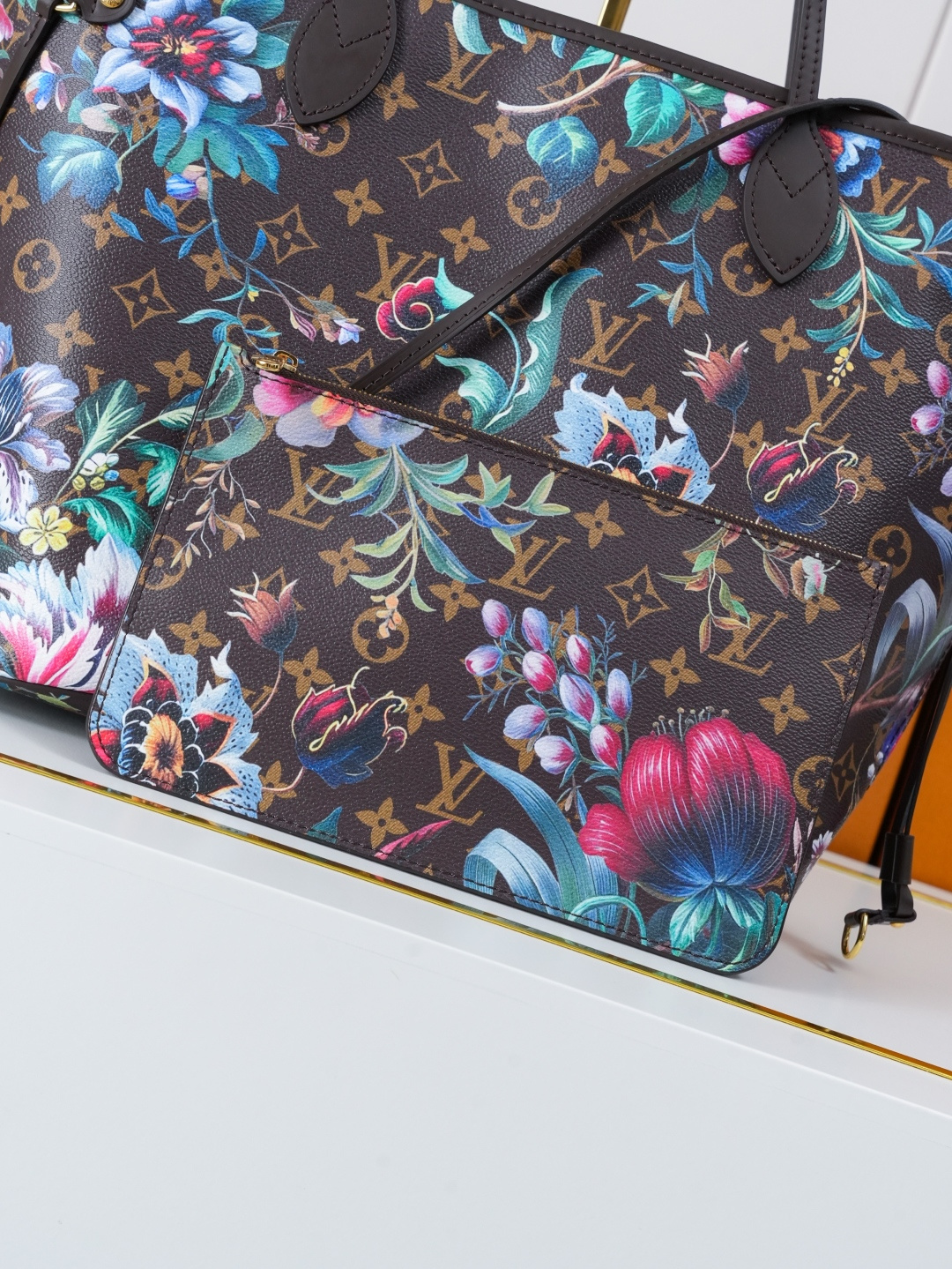 Louis Vuitton Neverfull MM Monogram Eden Tote Bag - Image 4