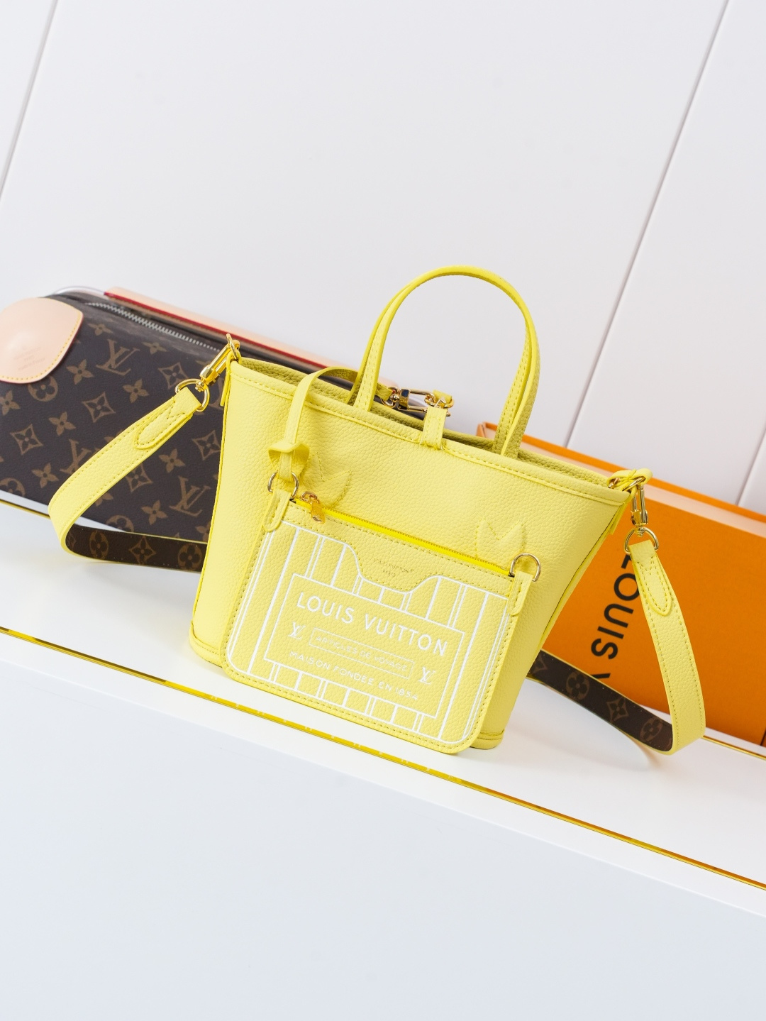 Louis Vuitton Neverfull Inside Out BB Handbag - Image 4