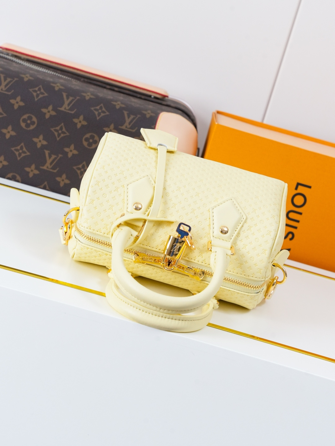 Speedy Bandoulière 20 Minigram Resort Handbag - Image 4