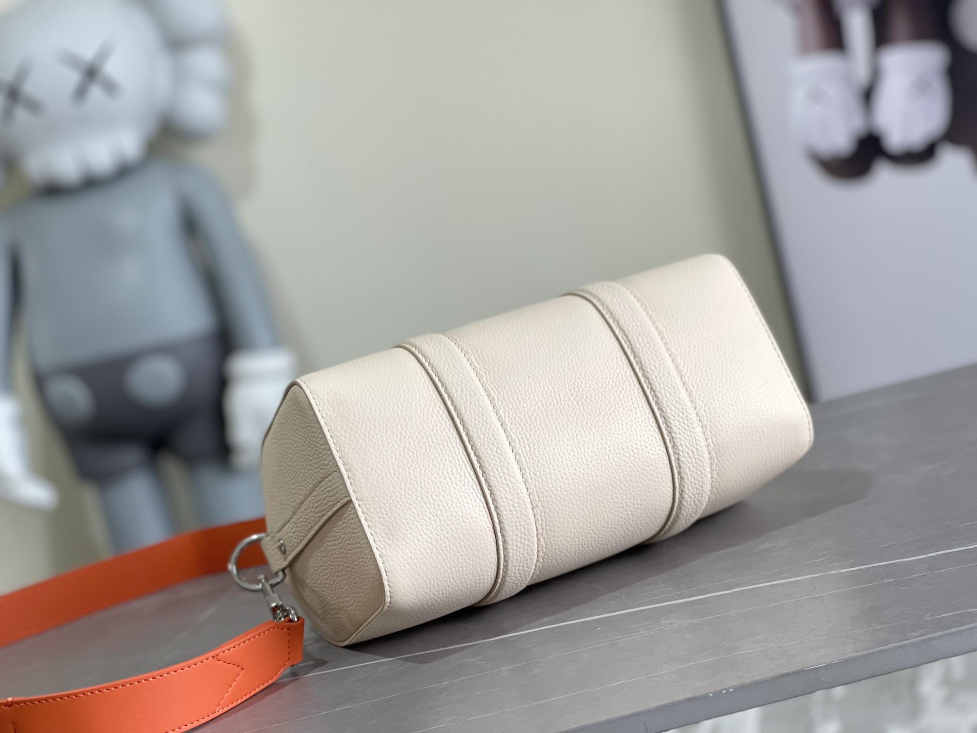 Louis Vuitton City Keepall Bag in Aerogram Calfskin - Image 4