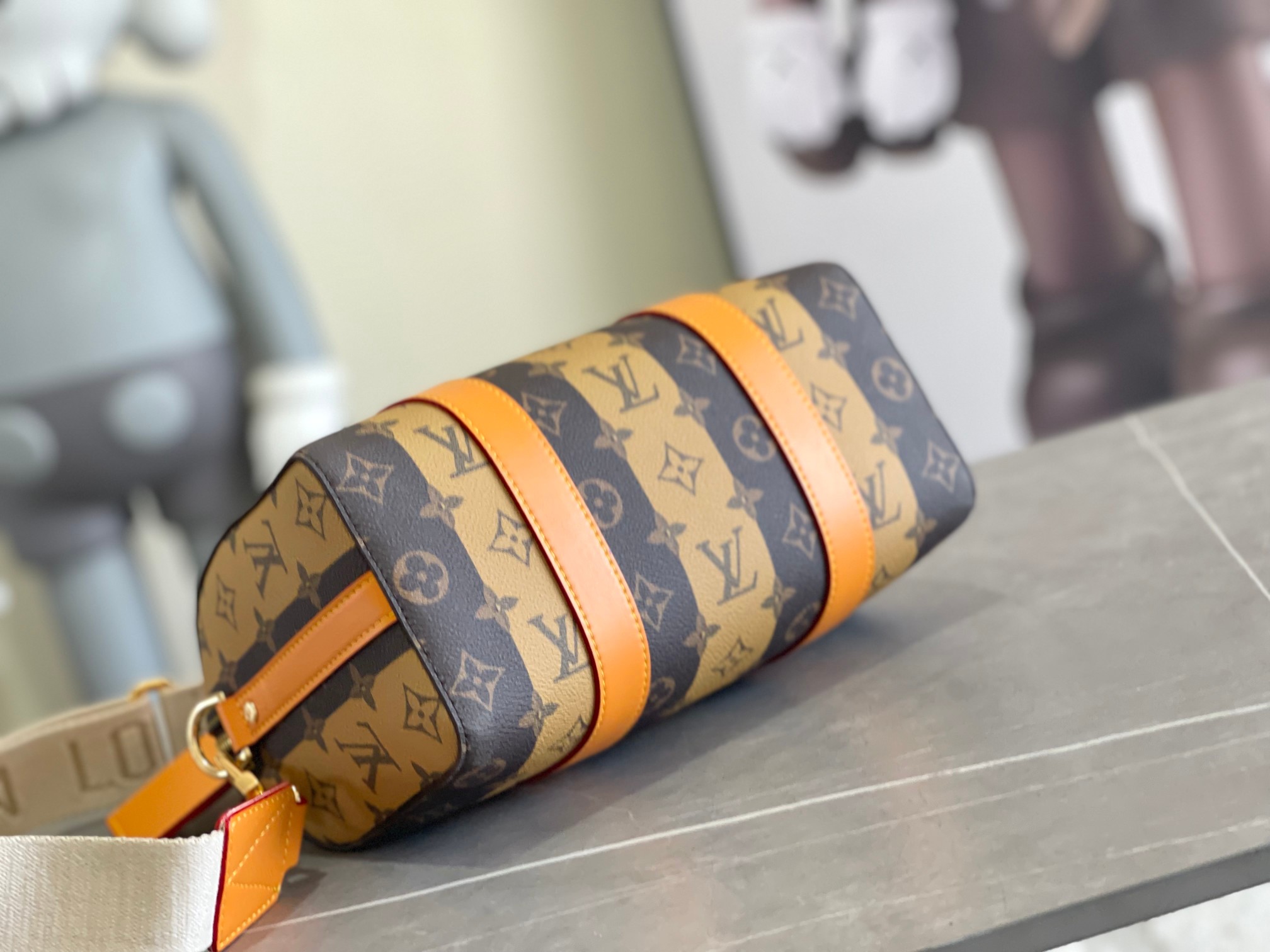 Louis Vuitton x NIGO City Keepall Handbag - Image 4