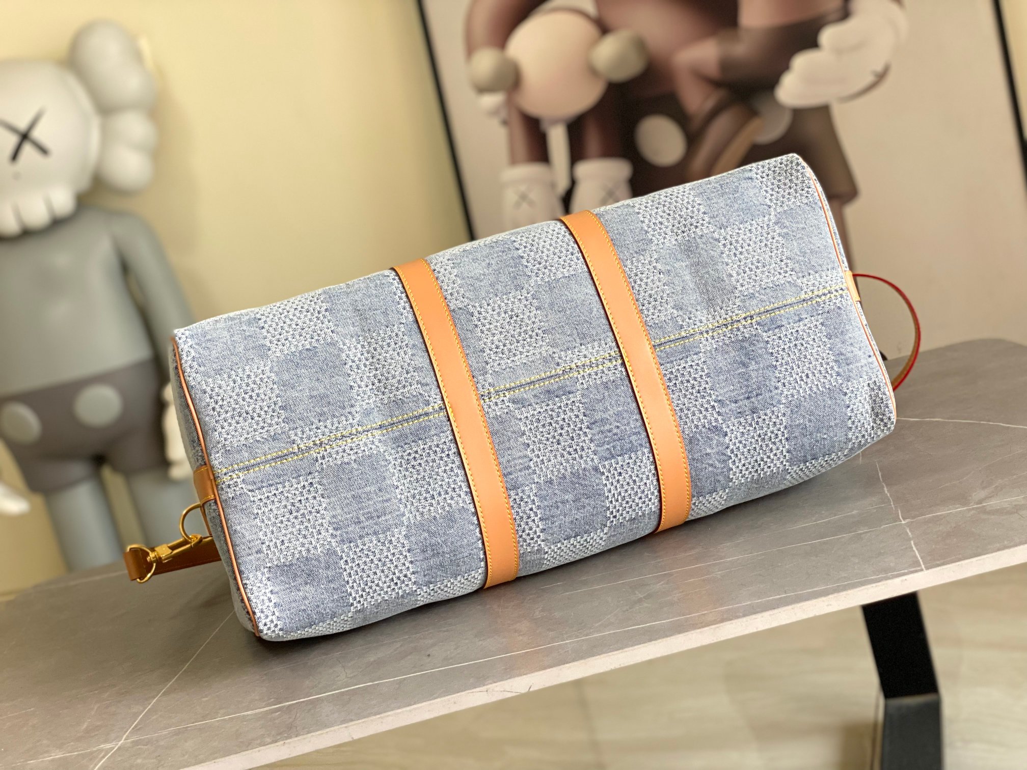 Louis Vuitton Keepall Bandoulière 50 Travel Bag - Image 4