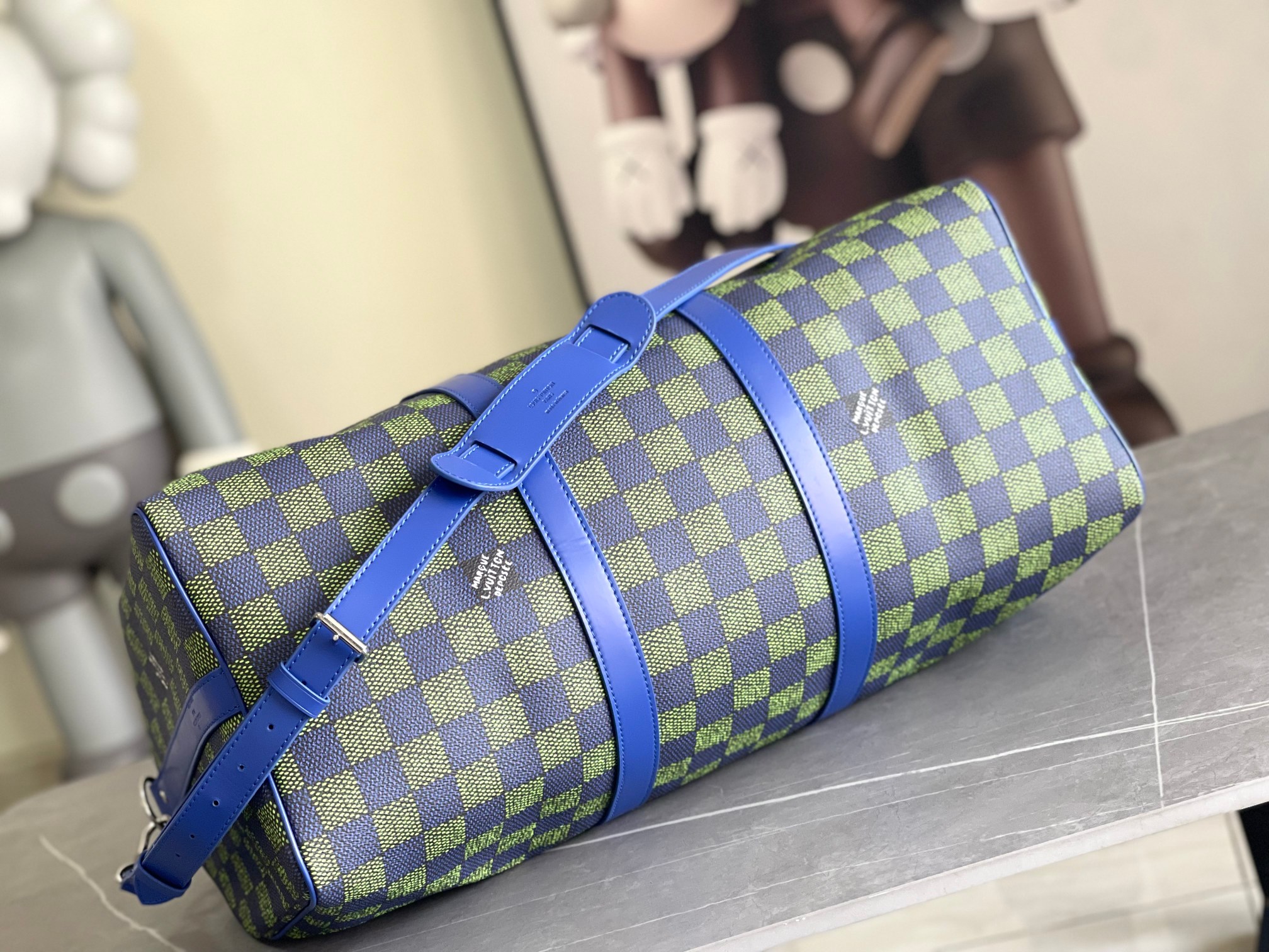 Louis Vuitton Keepall Bandoulière 50 Travel Bag - Image 4
