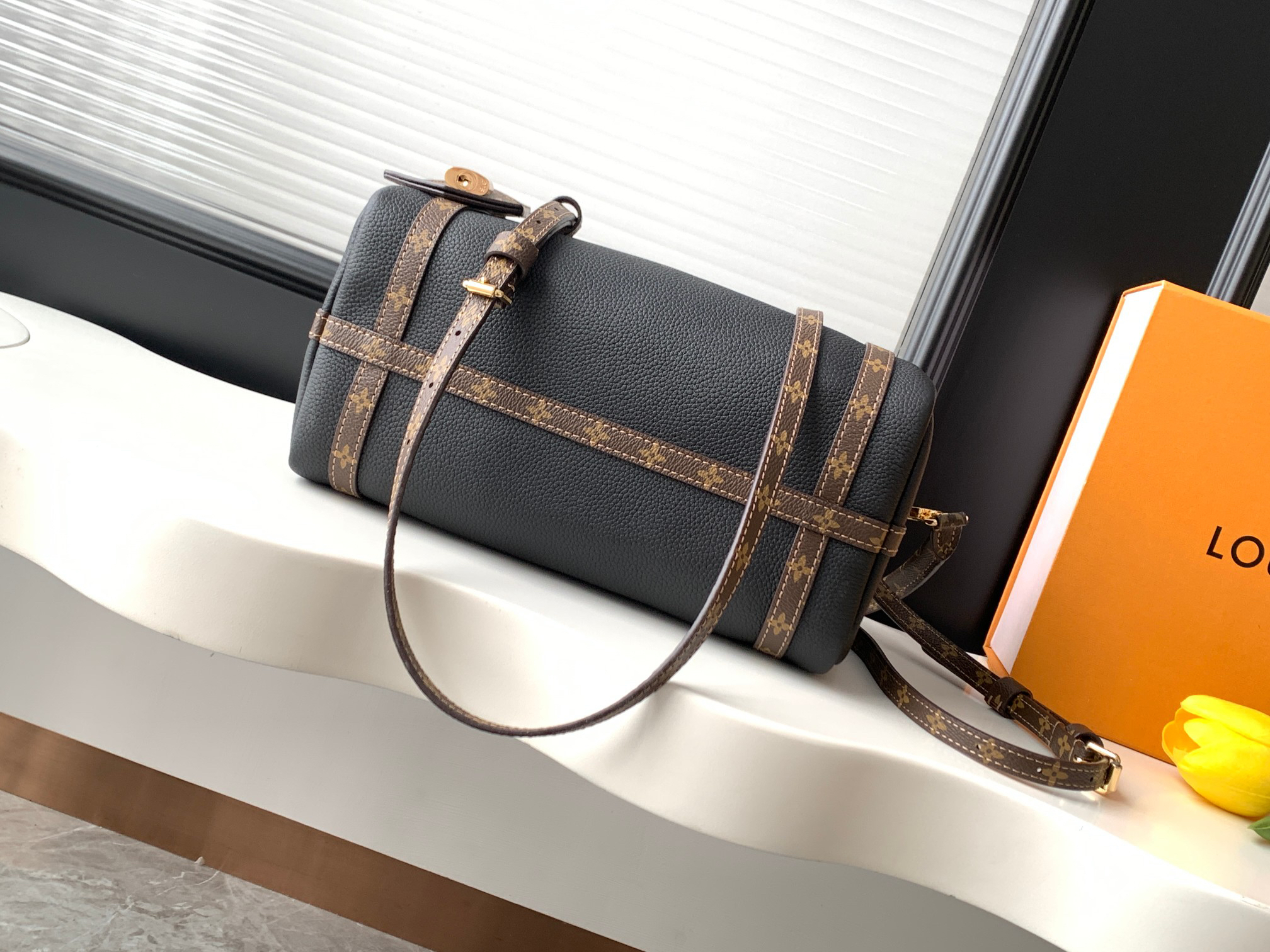 Louis Vuitton Express Small Handbag in Monogram Canvas and Leather - Image 4