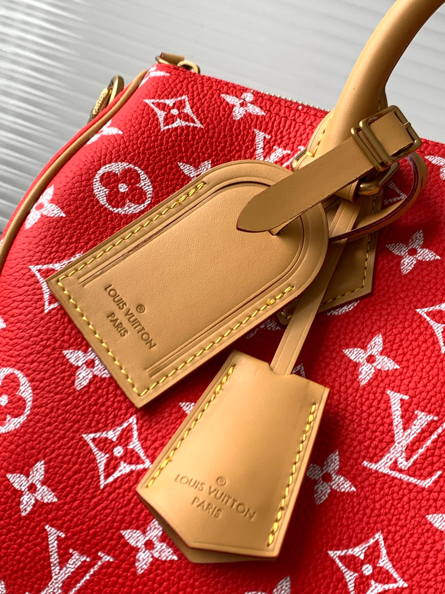 Speedy P9 Bandoulière 30 Leather Handbag - Image 4