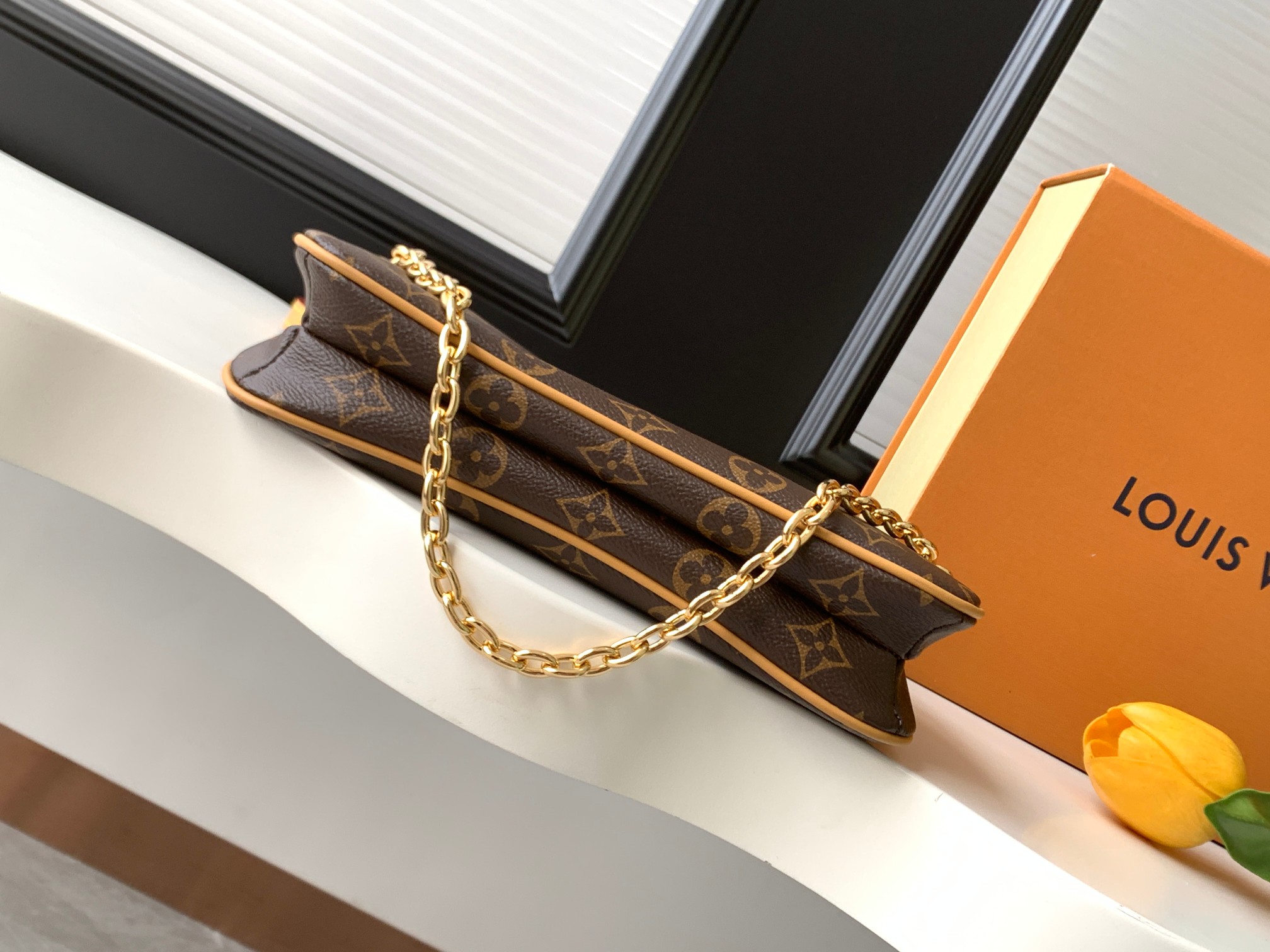 Louis Vuitton Liv Pochette Double Monogram Shoulder Bag - Image 4