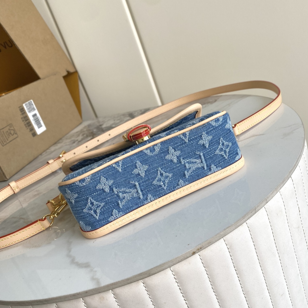 Louis Vuitton Nano Diane Denim Crossbody Bag - Image 4
