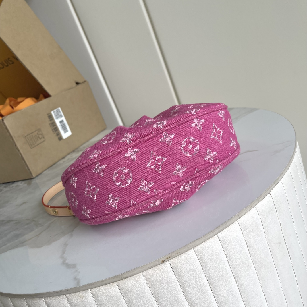 Louis Vuitton Pochette Valley Handbag - Rose Pink - Image 4