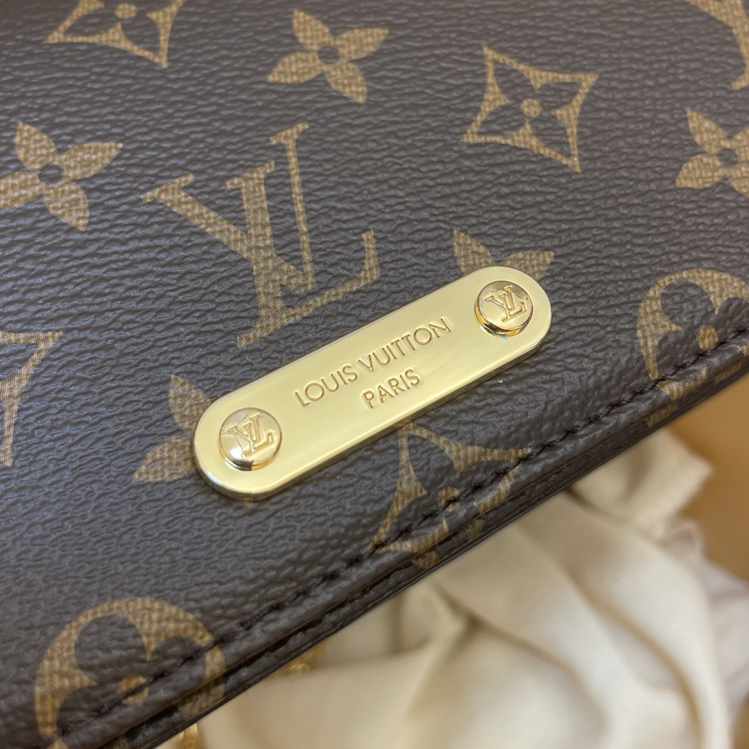 Louis Vuitton Lily Wallet on Chain in Monogram Canvas - Image 4