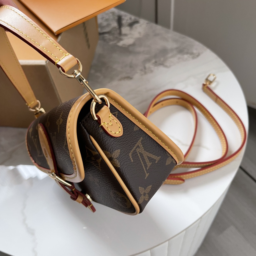 Louis Vuitton Nano Diane Monogram Canvas Crossbody Bag - Image 4