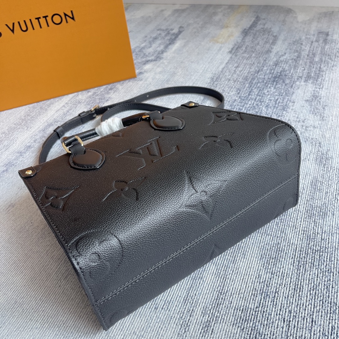 Louis Vuitton OnTheGo Tote in Monogram-Embossed Leather - Image 4