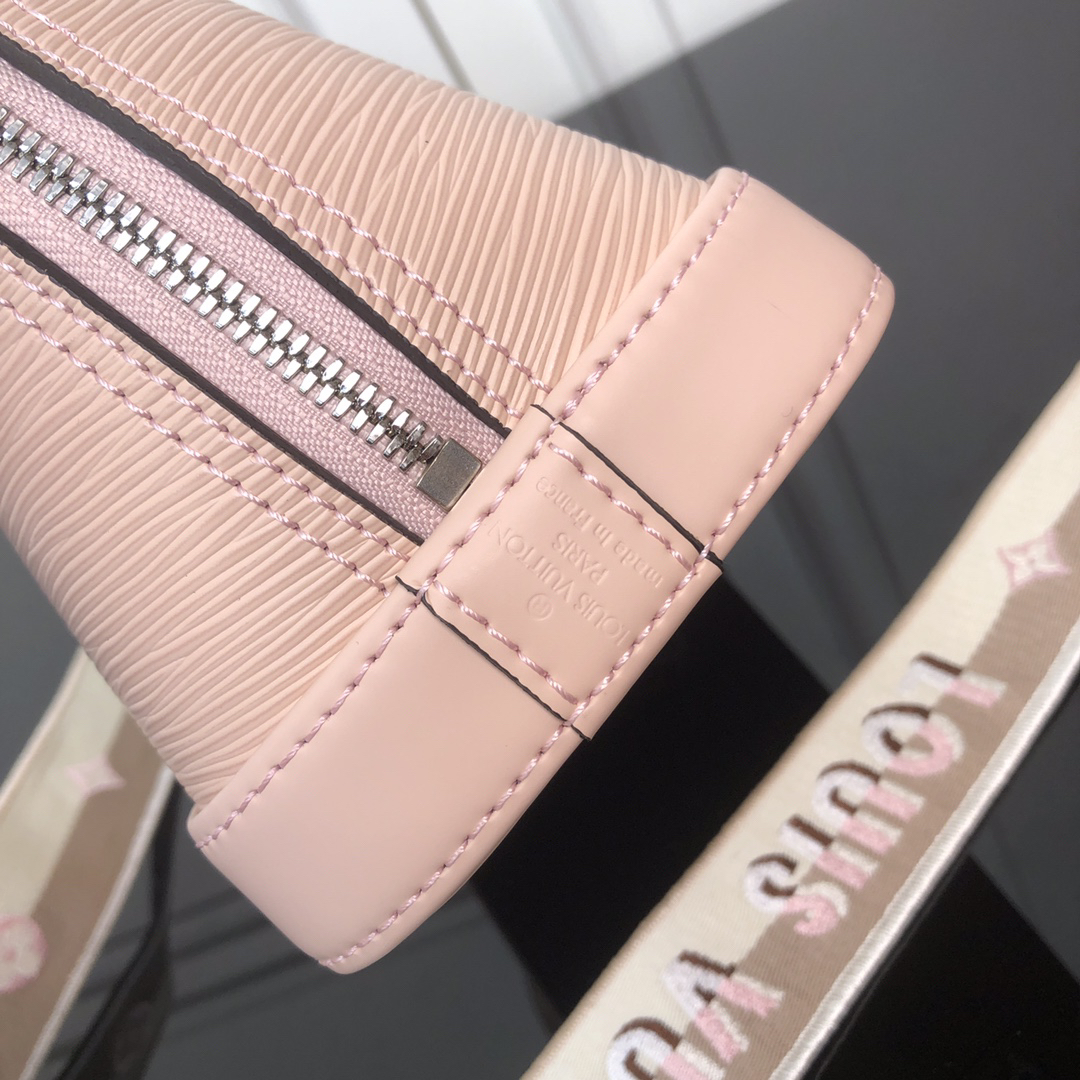 Louis Vuitton Alma BB Crossbody Bag in Pink Epi Leather - Image 4