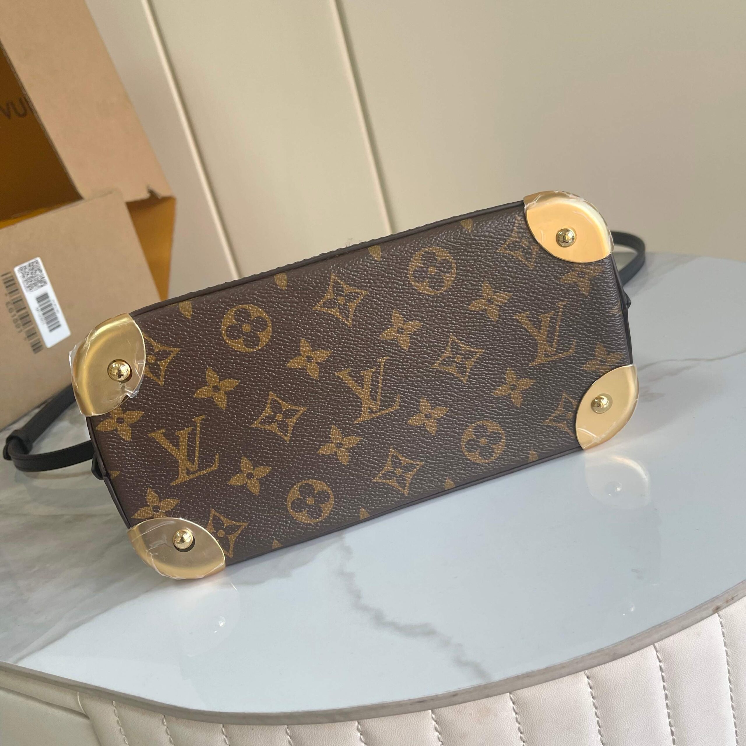 Alma BB Monogram Canvas Handbag - Image 4