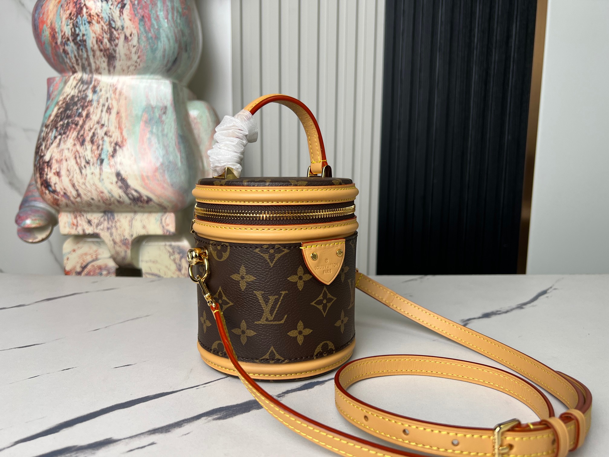 Louis Vuitton Nano Cannes Monogram Canvas Handbag - Image 4