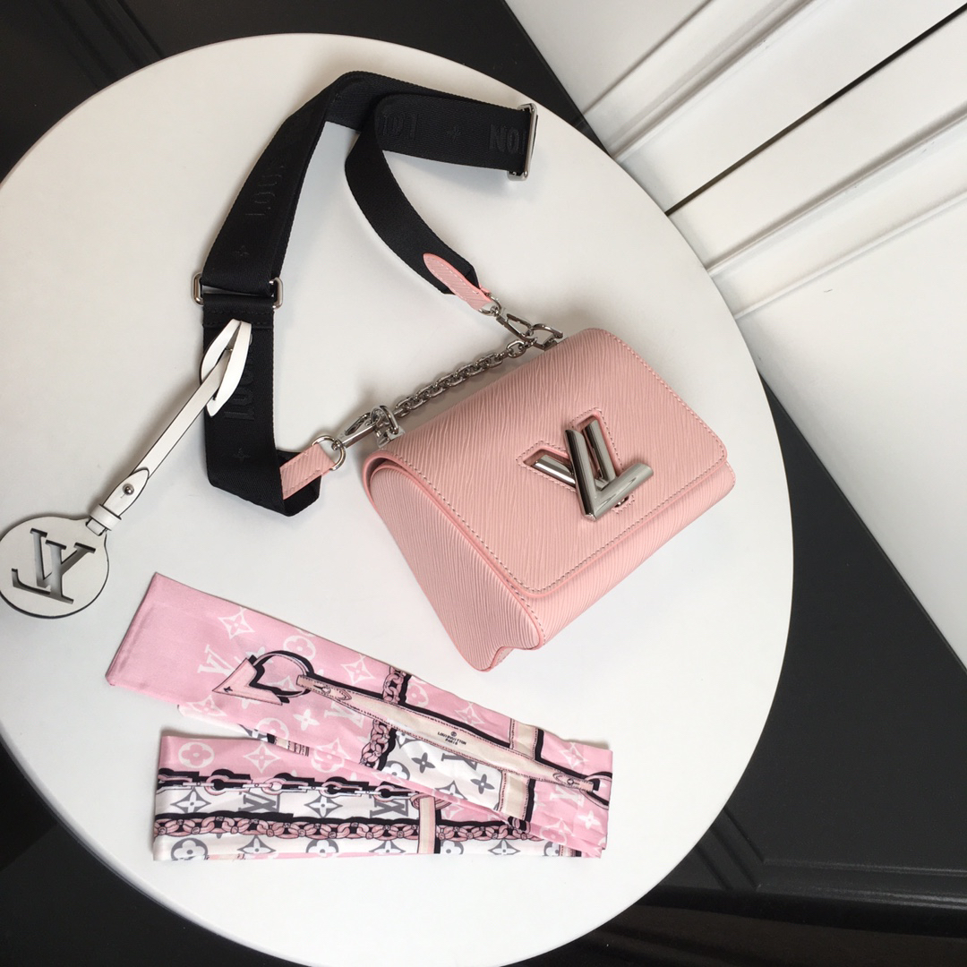 Louis Vuitton Twist Small Handbag, Pink - Image 4