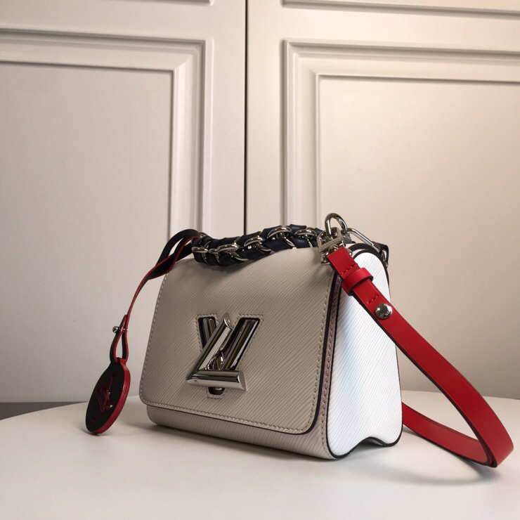 Louis Vuitton Twist MM Handbag M52504 in White - Image 4