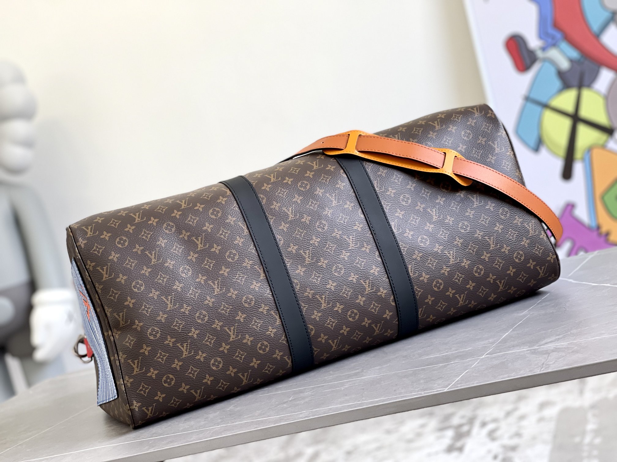 Louis Vuitton M56856 Keepall Bandouliere Travel Bag - Image 4