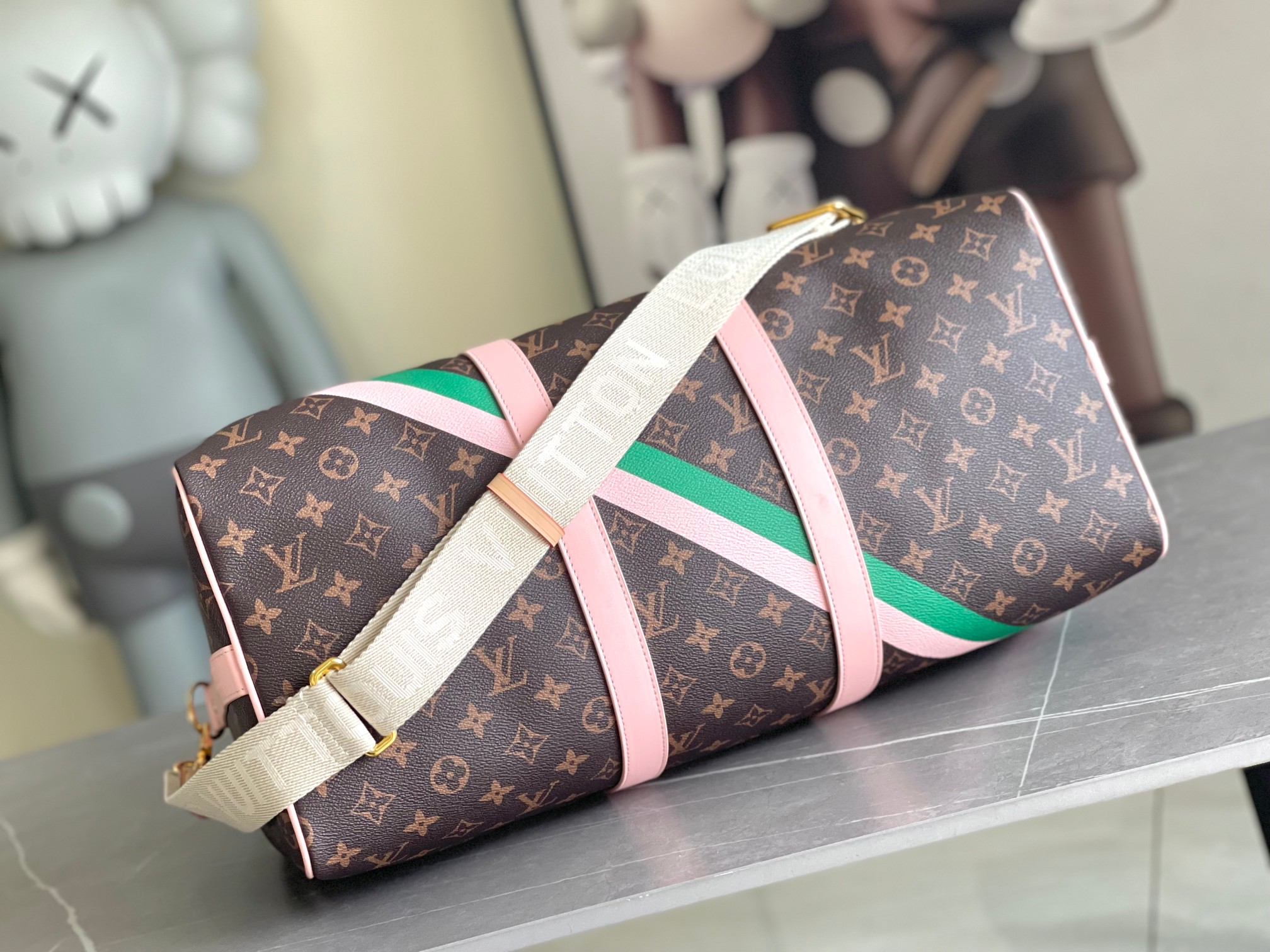 Louis Vuitton Keepall 45 Travel Bag - Image 4