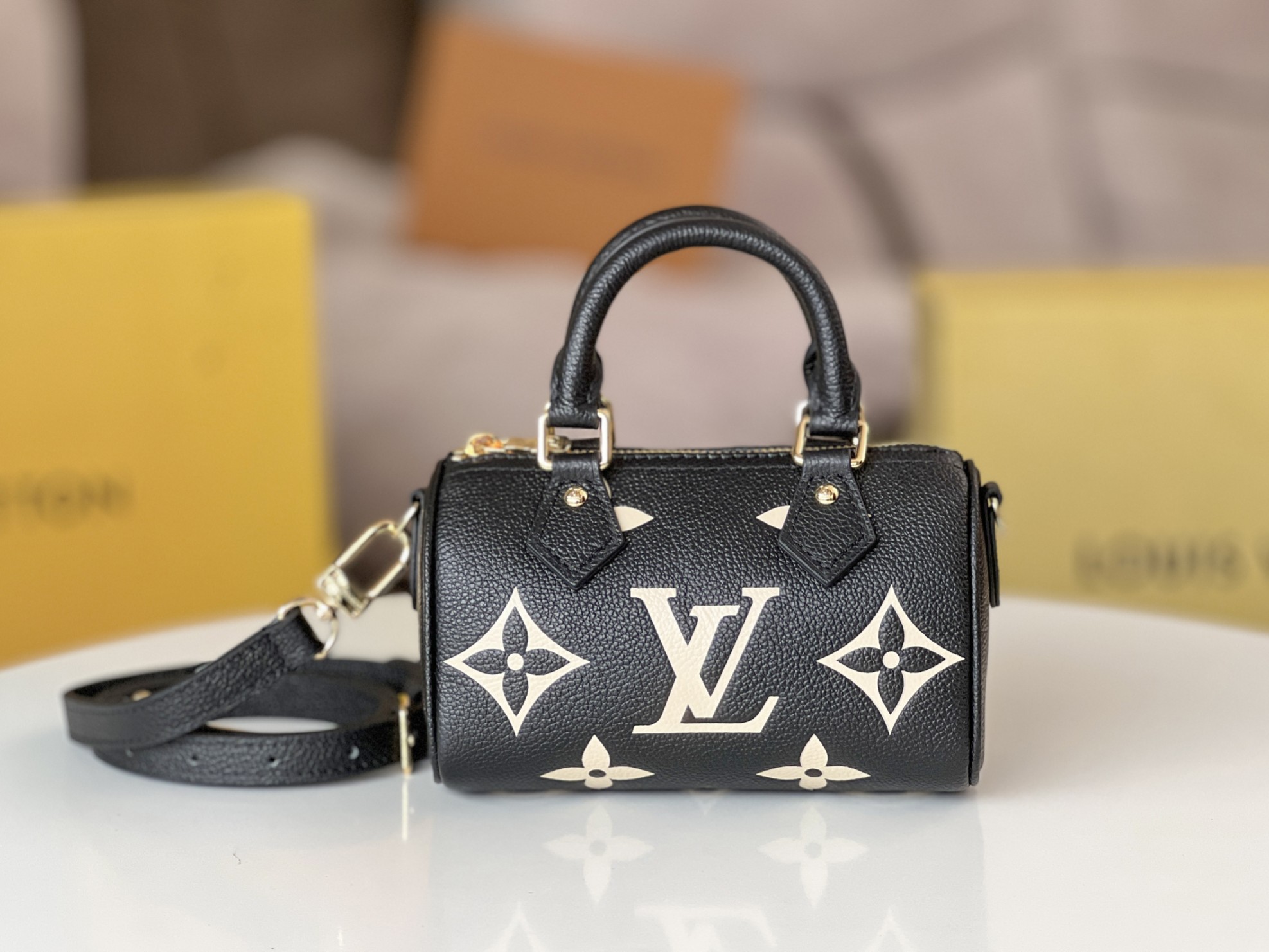 Louis Vuitton Nano Speedy Monogram Canvas Crossbody Bag - Image 4