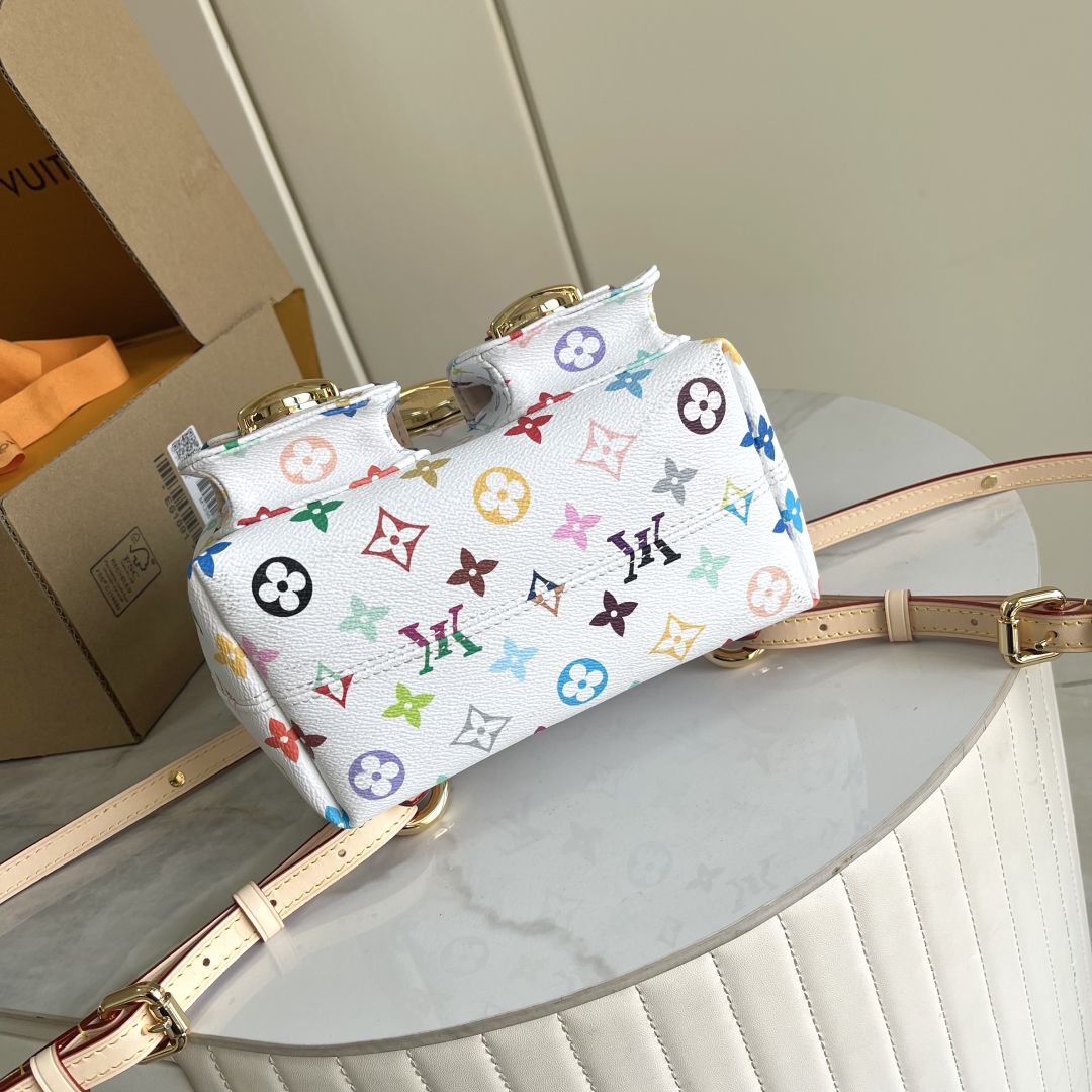 Louis Vuitton x Takashi Murakami Venice Shoulder Bag in Monogram Canvas - Image 4