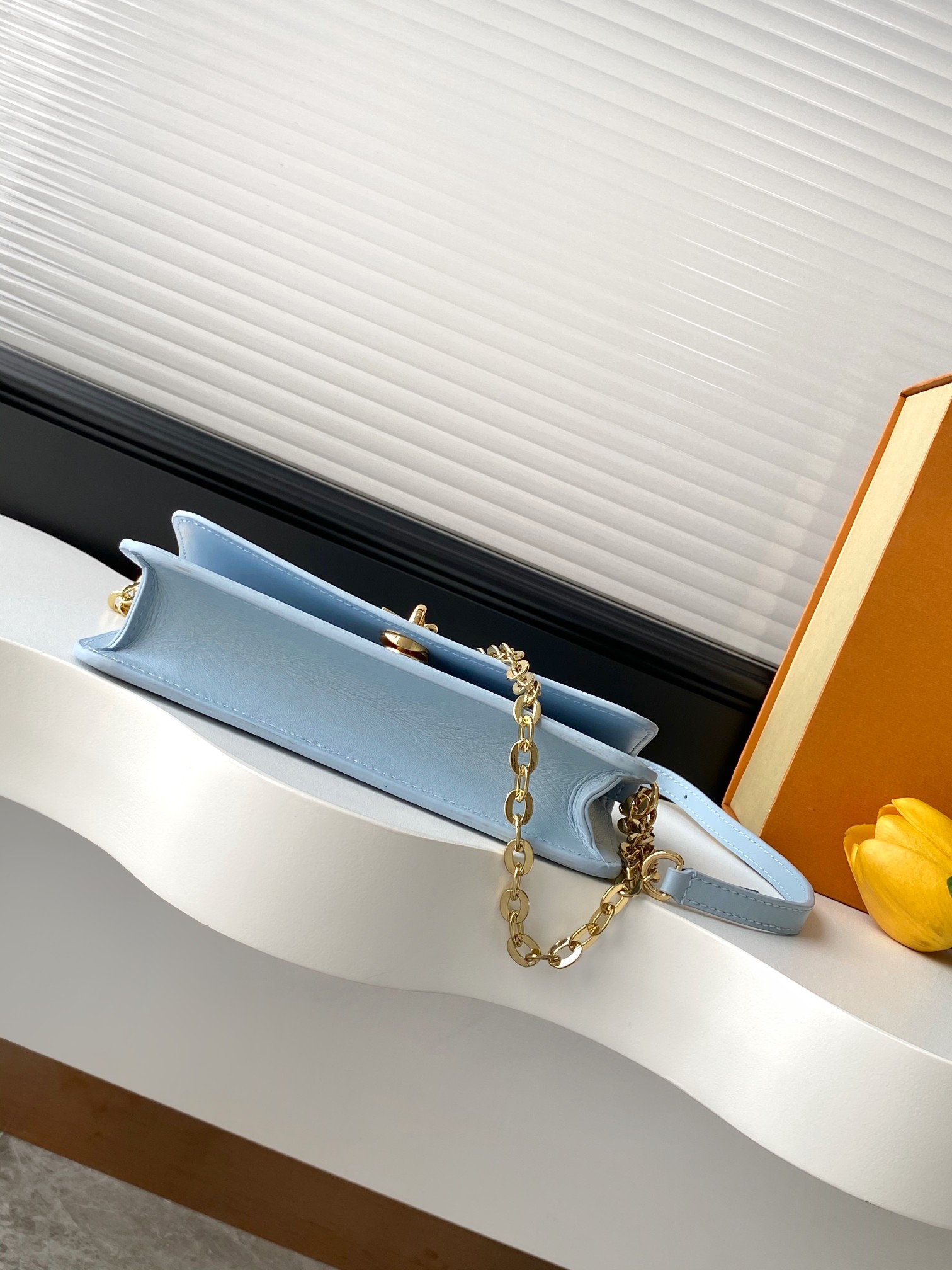 Louis Vuitton LV Bloom Wallet On Chain Crossbody Bag - Image 4