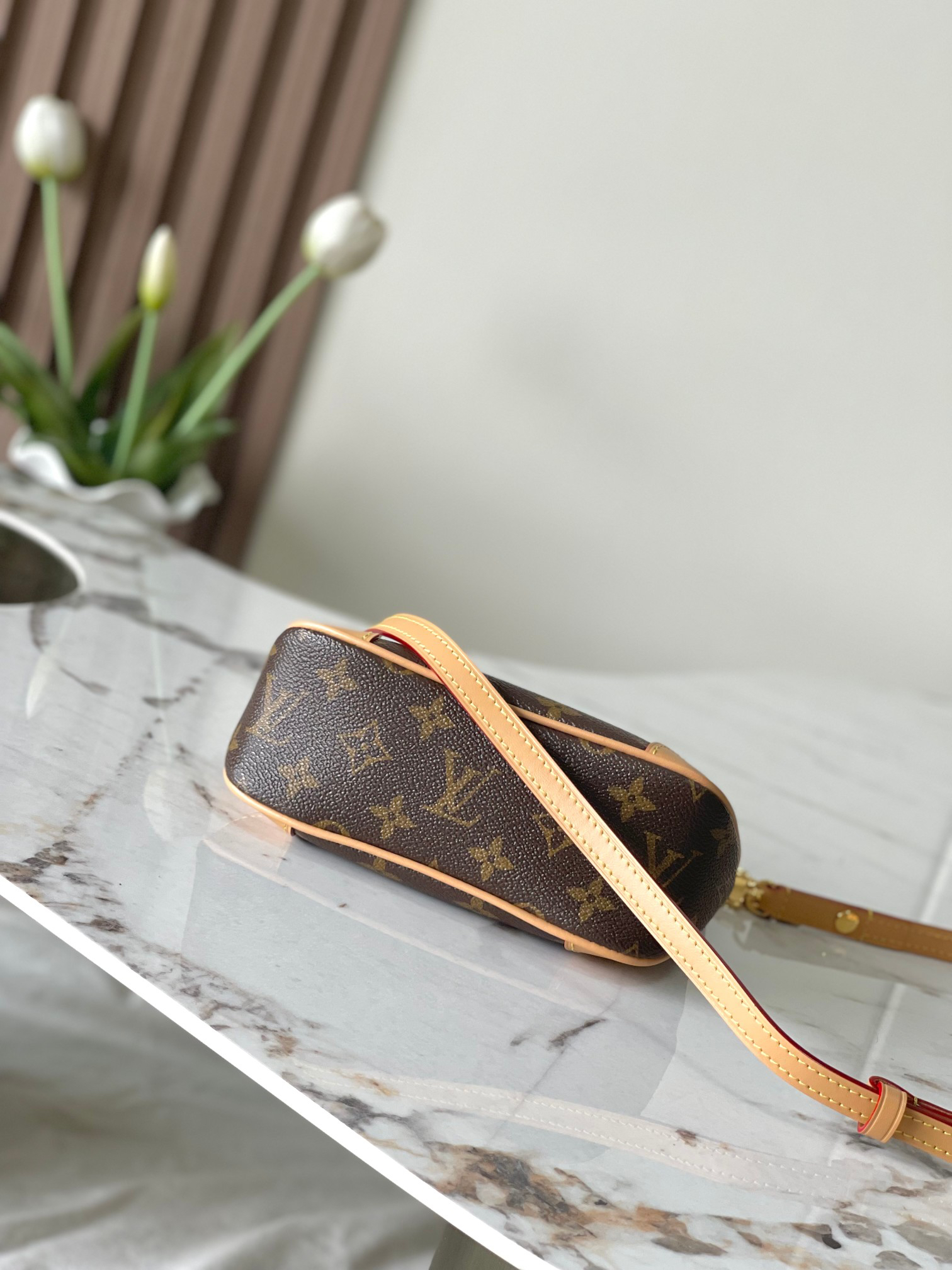 Louis Vuitton Nano Boulogne Monogram Canvas Crossbody Bag - Image 4