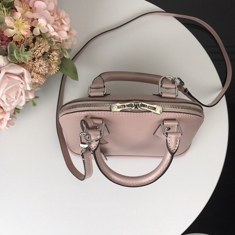 Louis Vuitton Alma BB Pink Epi Leather Crossbody Bag - Image 4
