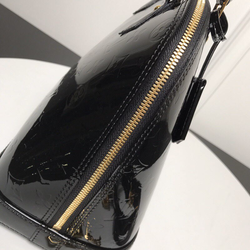 Alma M93595 Monogram Vernis Handbag - Image 4