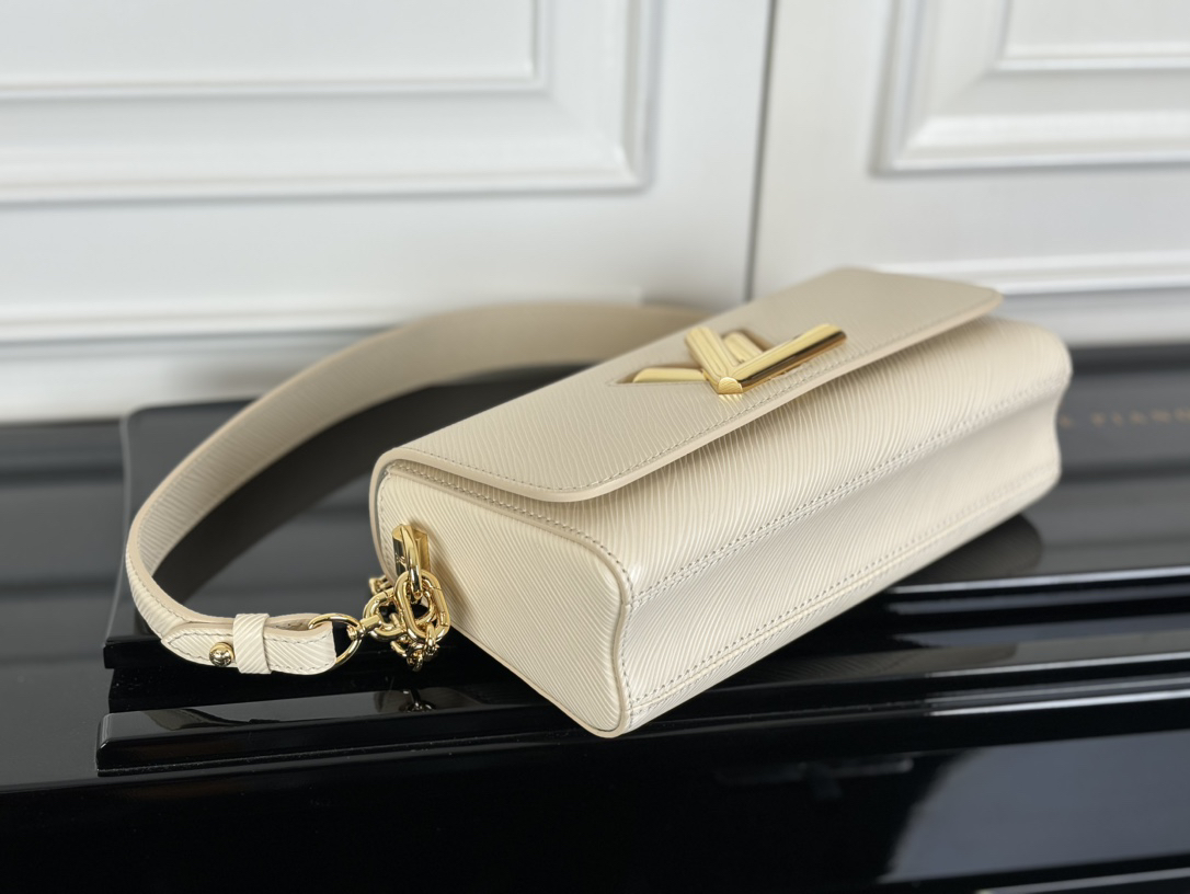Louis Vuitton LV Twist West Crossbody Bag in White - Image 4