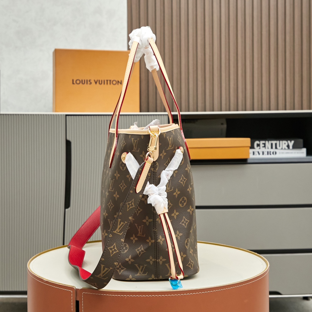 Louis Vuitton Neverfull Bandouliere Inside Out MM Tote Bag - Image 4