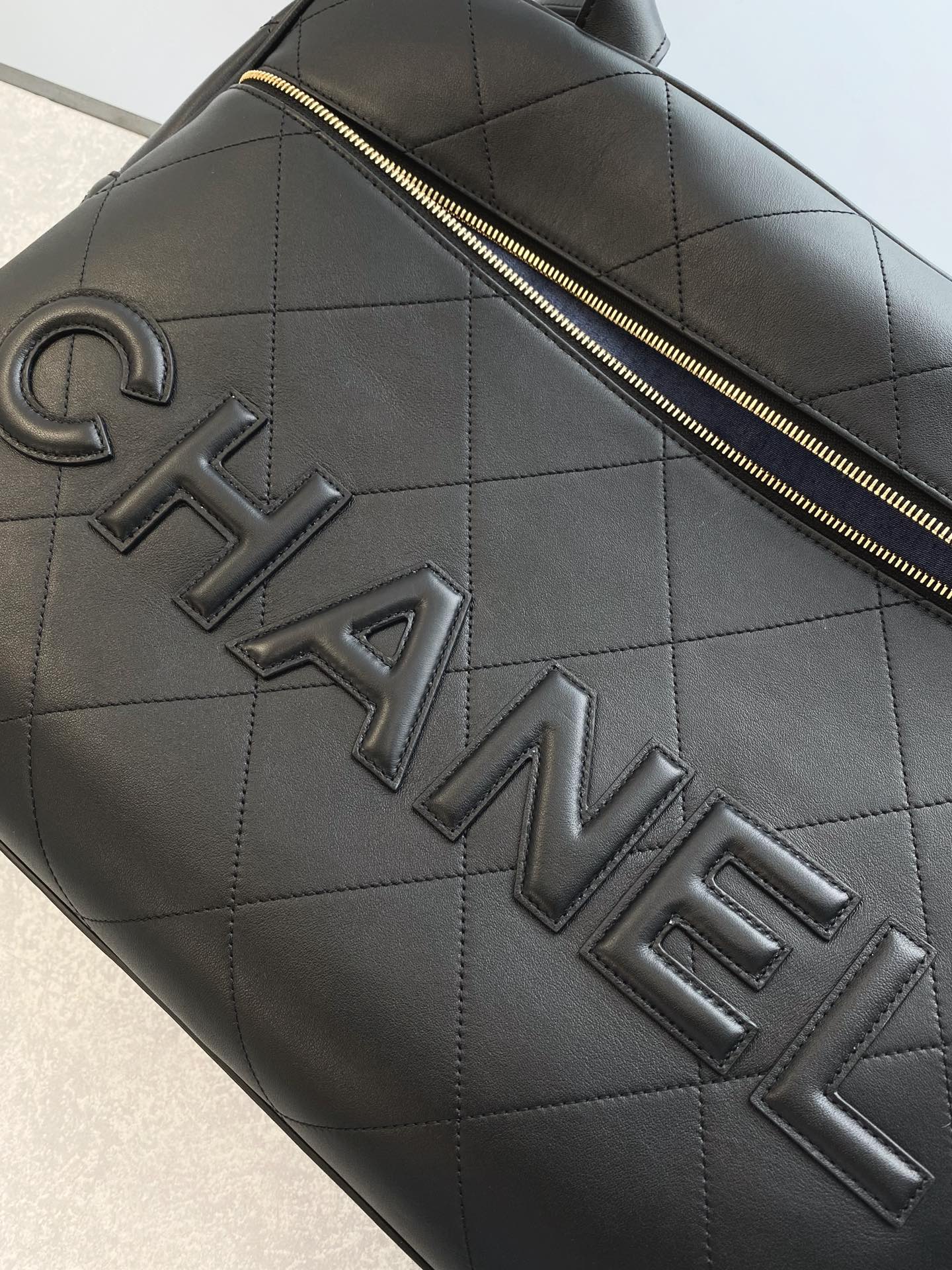 CHANEL Calfskin Bowling Bag - Image 4