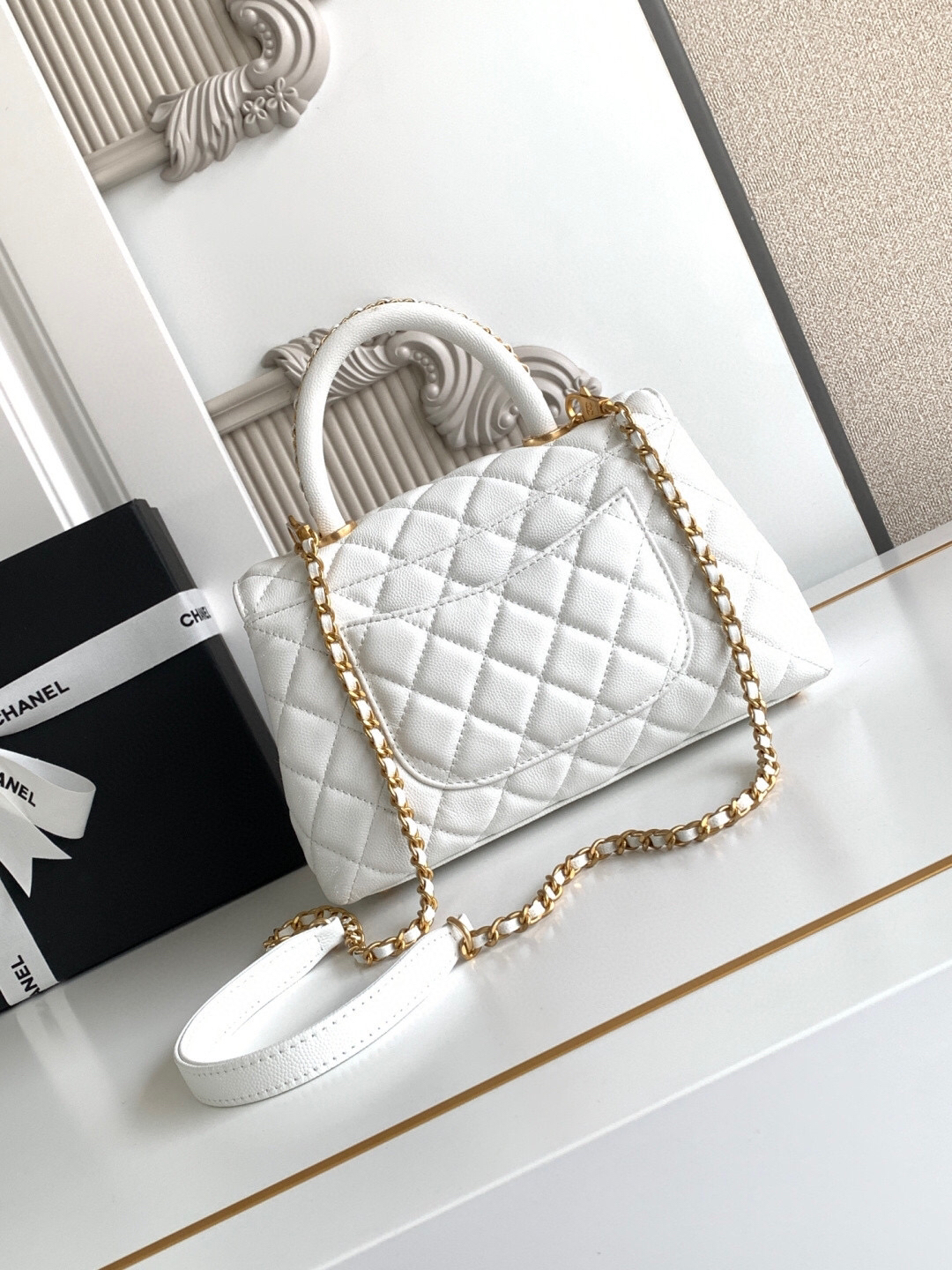 Chanel Coco Handle Top-Handle Handbag - Image 4