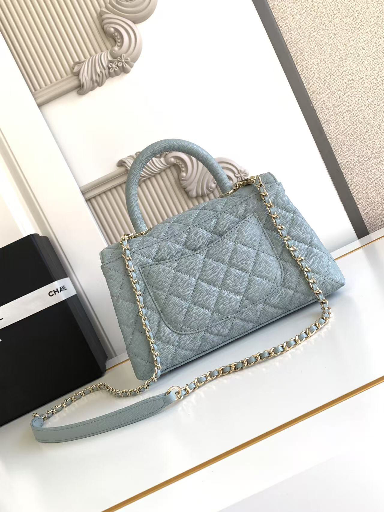 Chanel Coco Handle Classic Flap Top-Handle Bag - Image 4