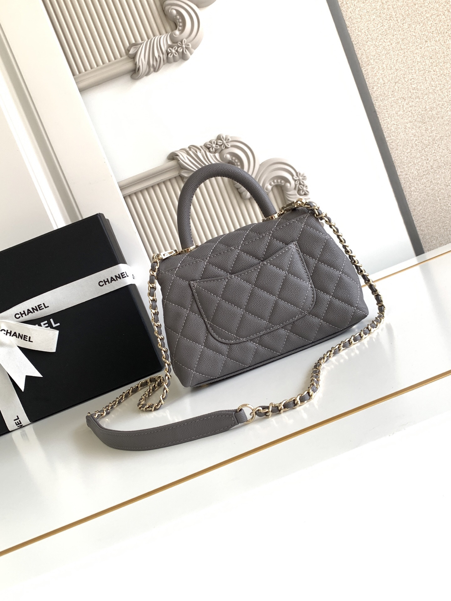 Chanel Coco Handle Mini Handbag AS2215 - Image 4