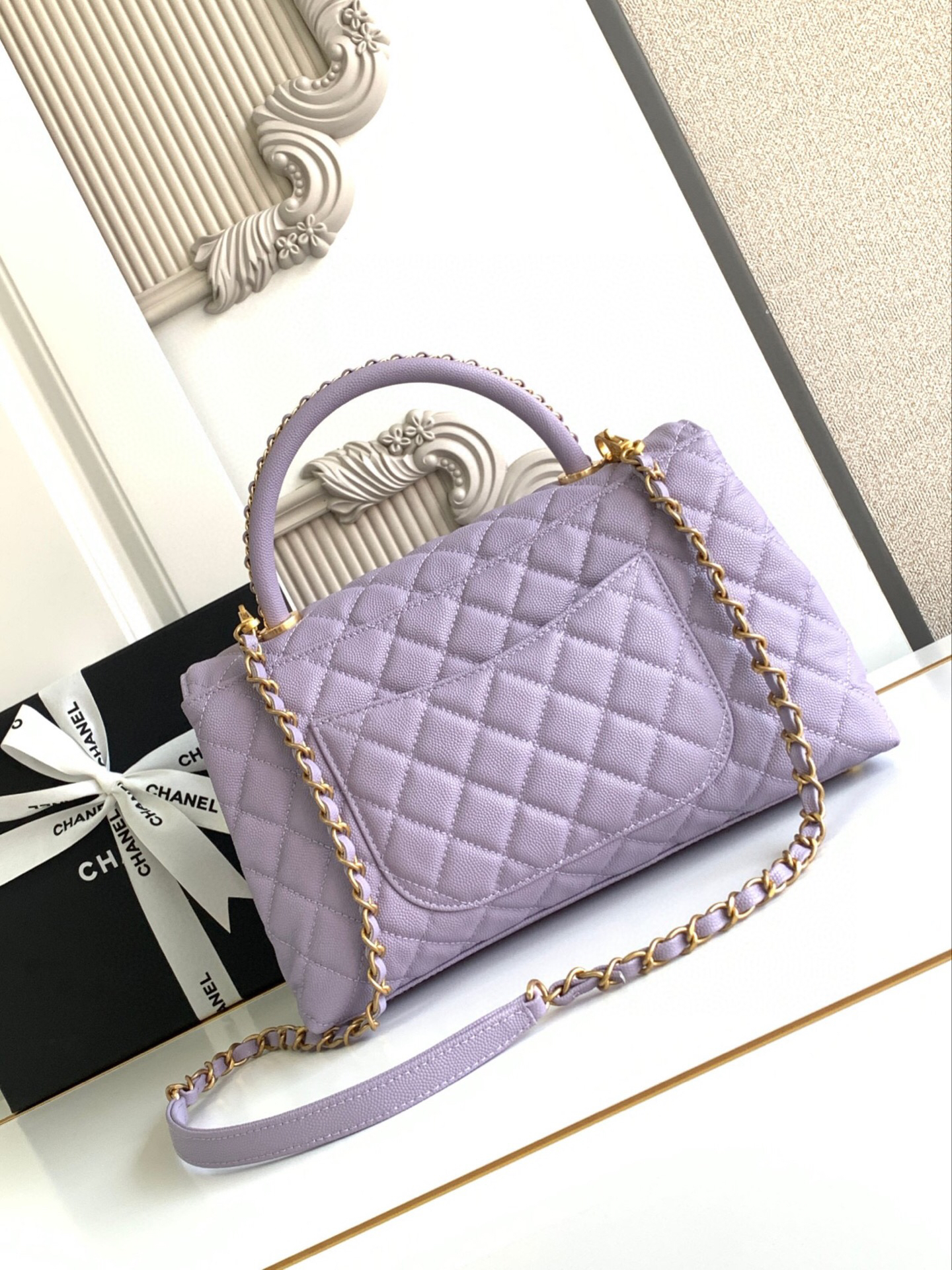 Chanel Coco Handle Mini Top Handle Bag - Image 4