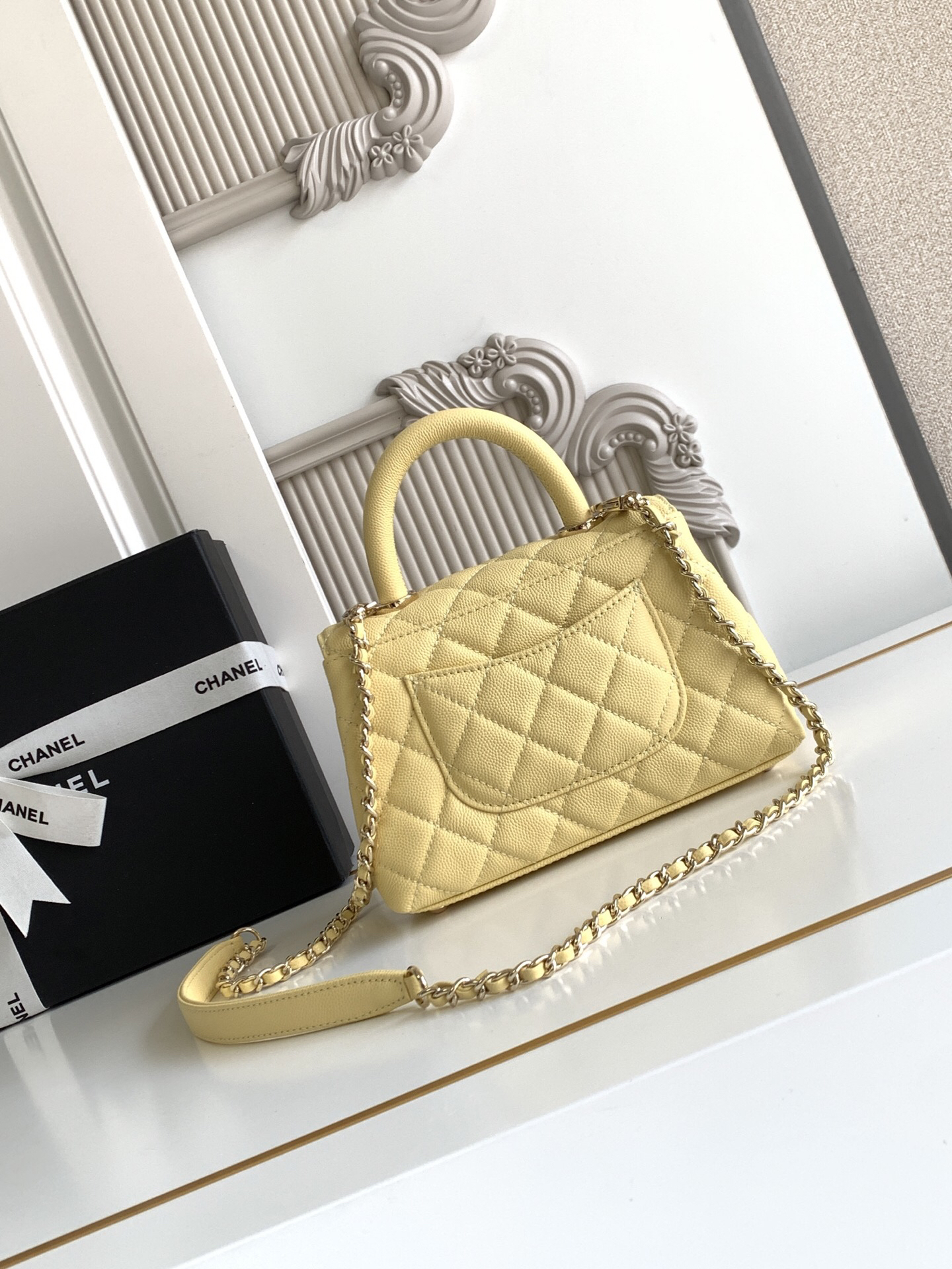 Chanel Coco Handle AS2215 Small Top Handle Bag - Image 4